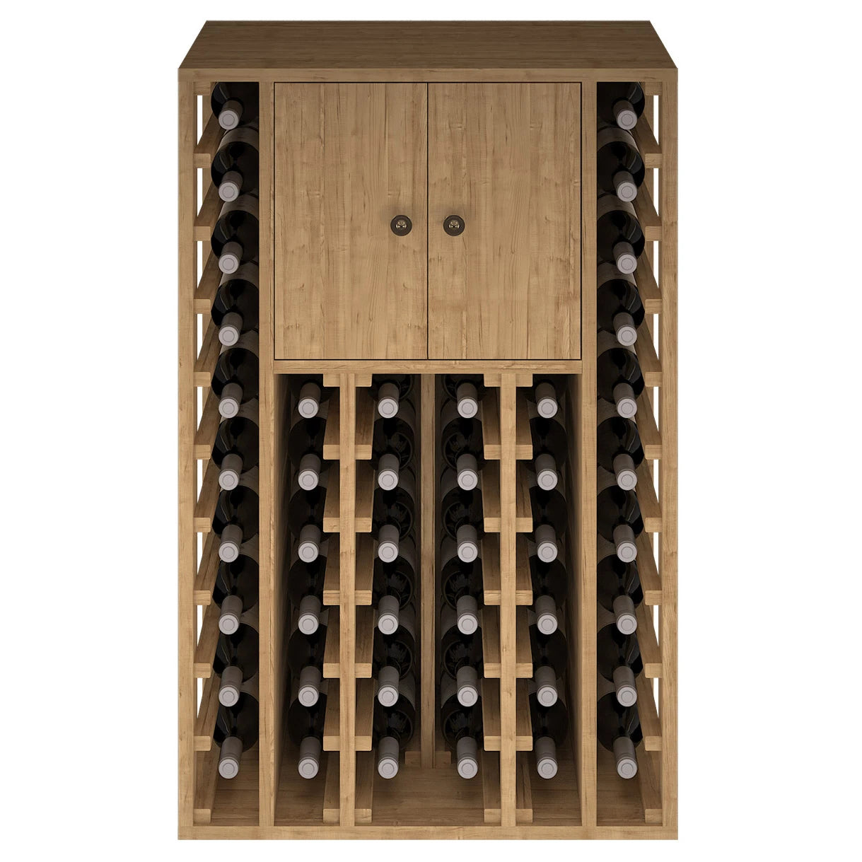 Pine wood wine rack for 46 bottles, Godello EX2515
