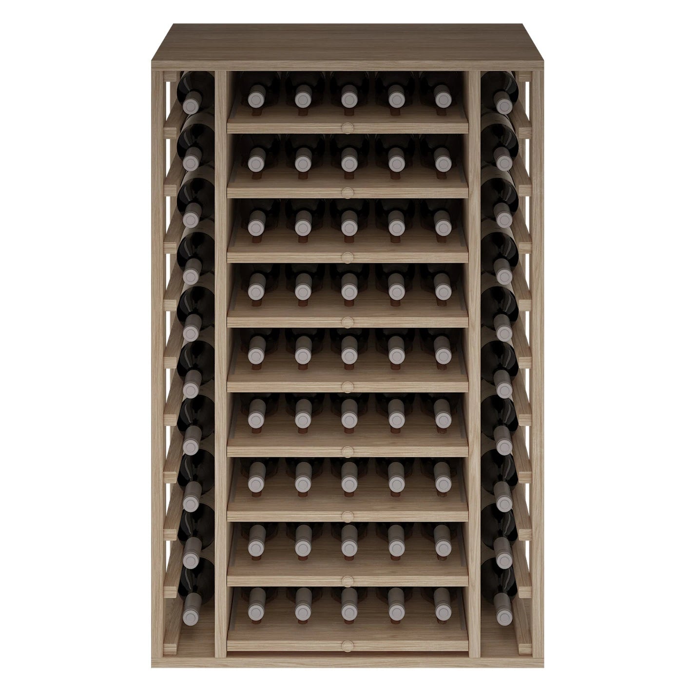 Oak wine rack for 65 bottles, Godello ER2540