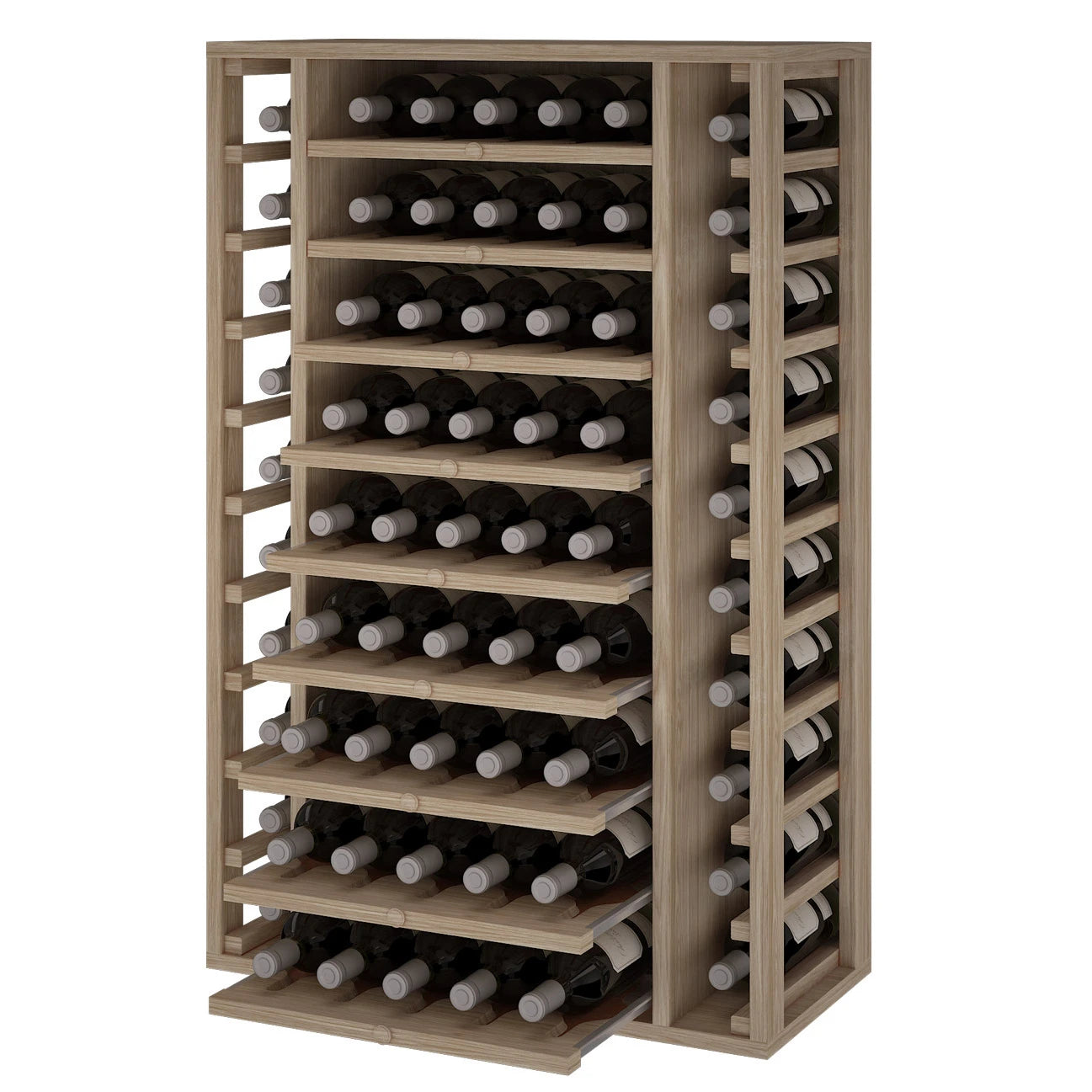 Oak wine rack for 65 bottles, Godello ER2540
