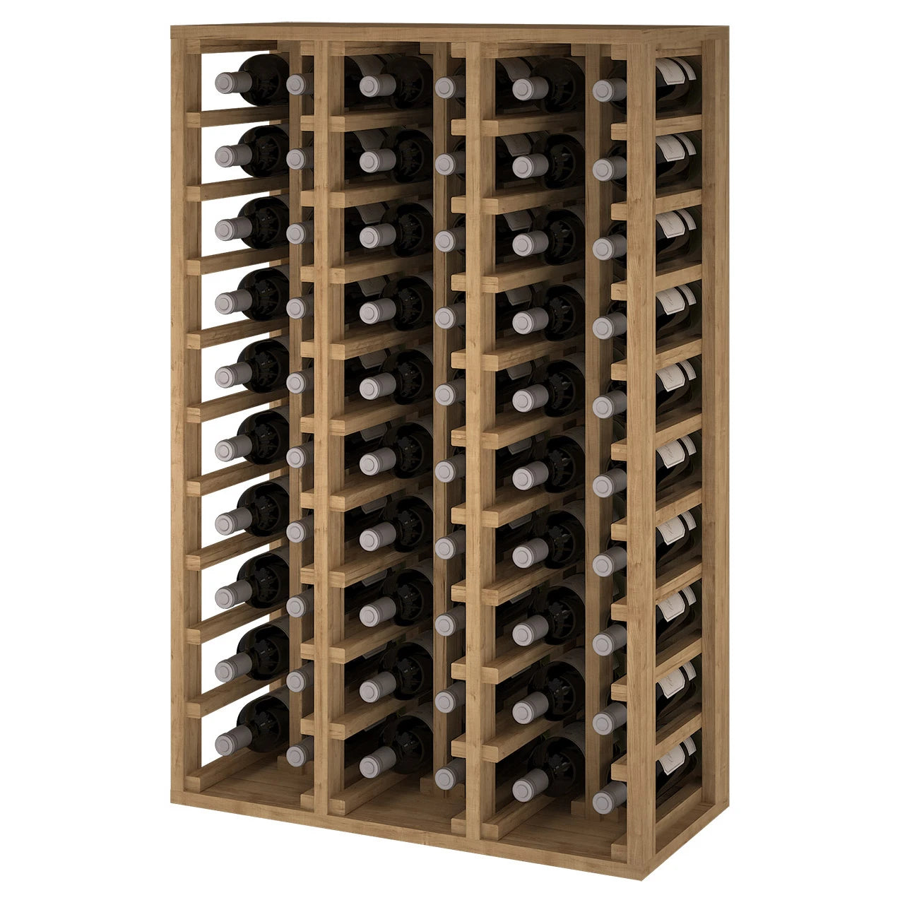 Pine wood wine rack for 60 bottles, Godello EX2060