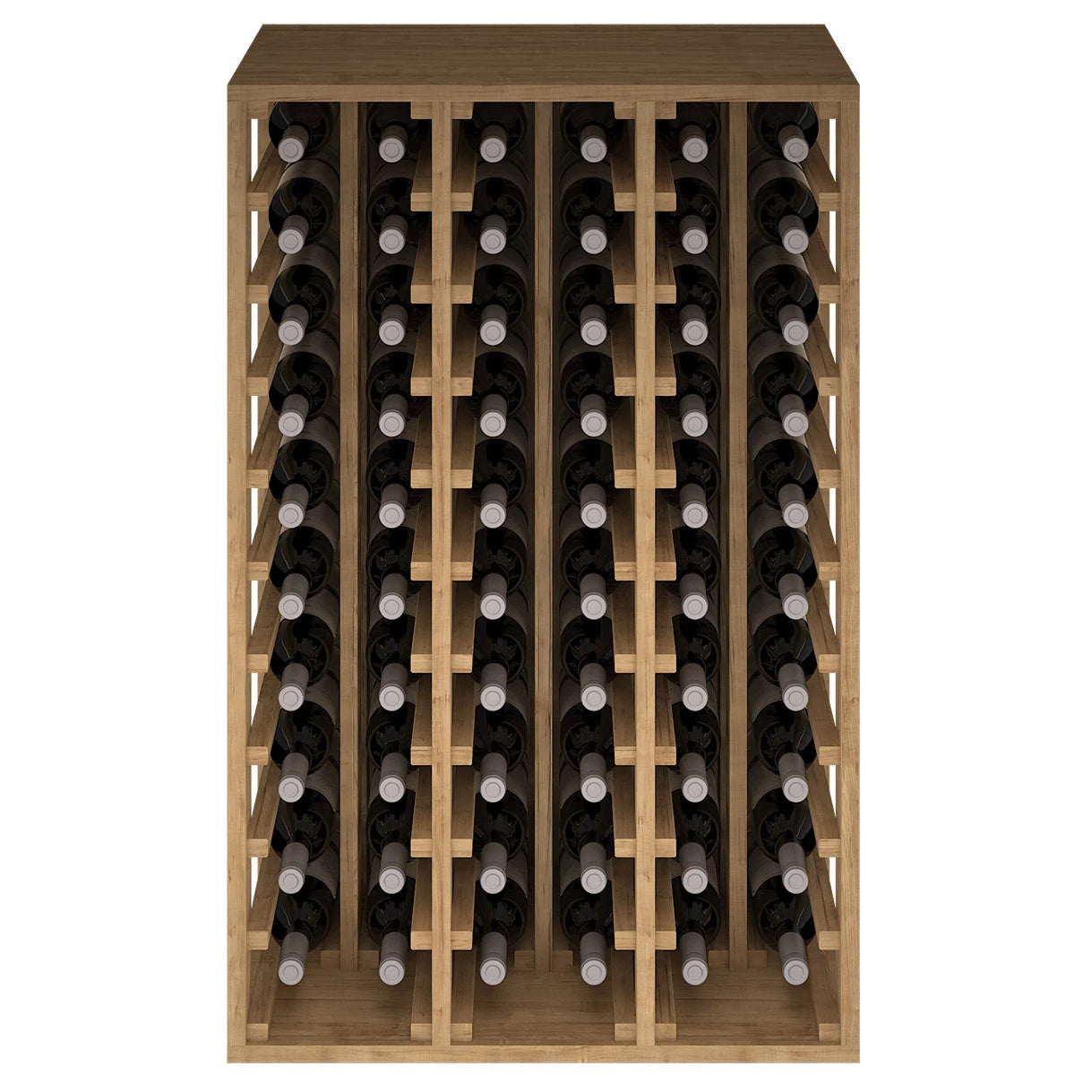 Pine wood wine rack for 60 bottles, Godello EX2060