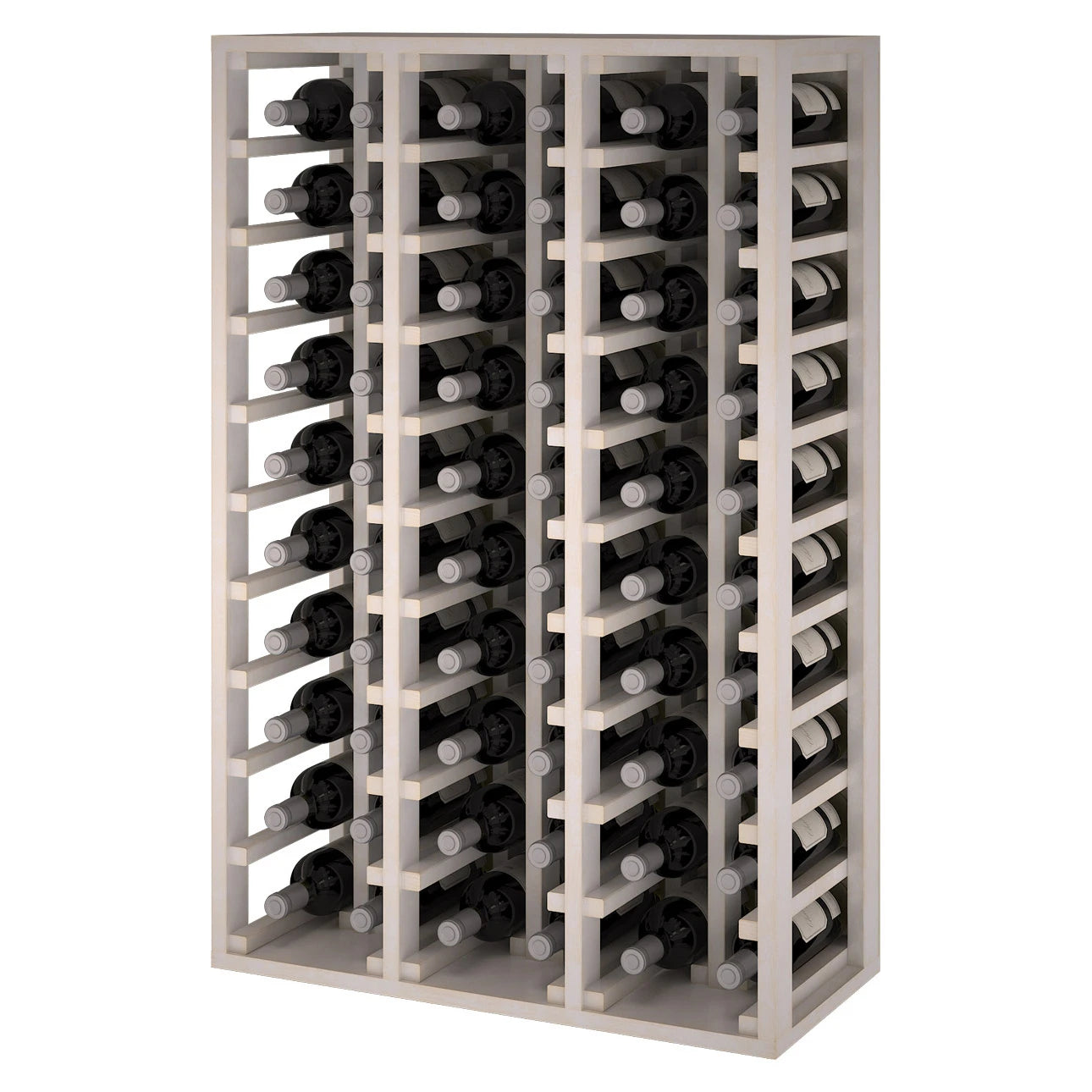 Botellero de madera de pino para 60 botellas, Godello EW2060