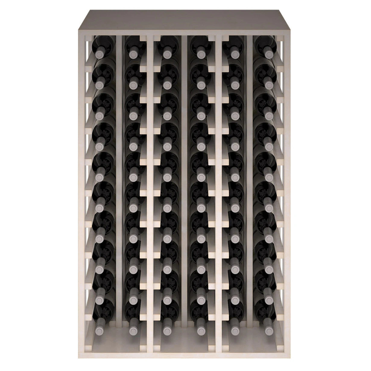 Botellero de madera de pino para 60 botellas, Godello EW2060