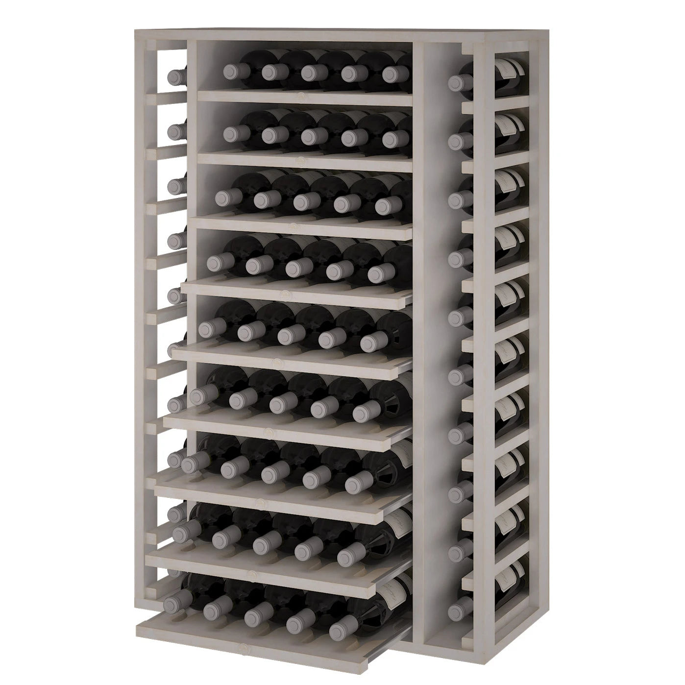 Pine wood wine rack for 65 bottles, Godello EW2540