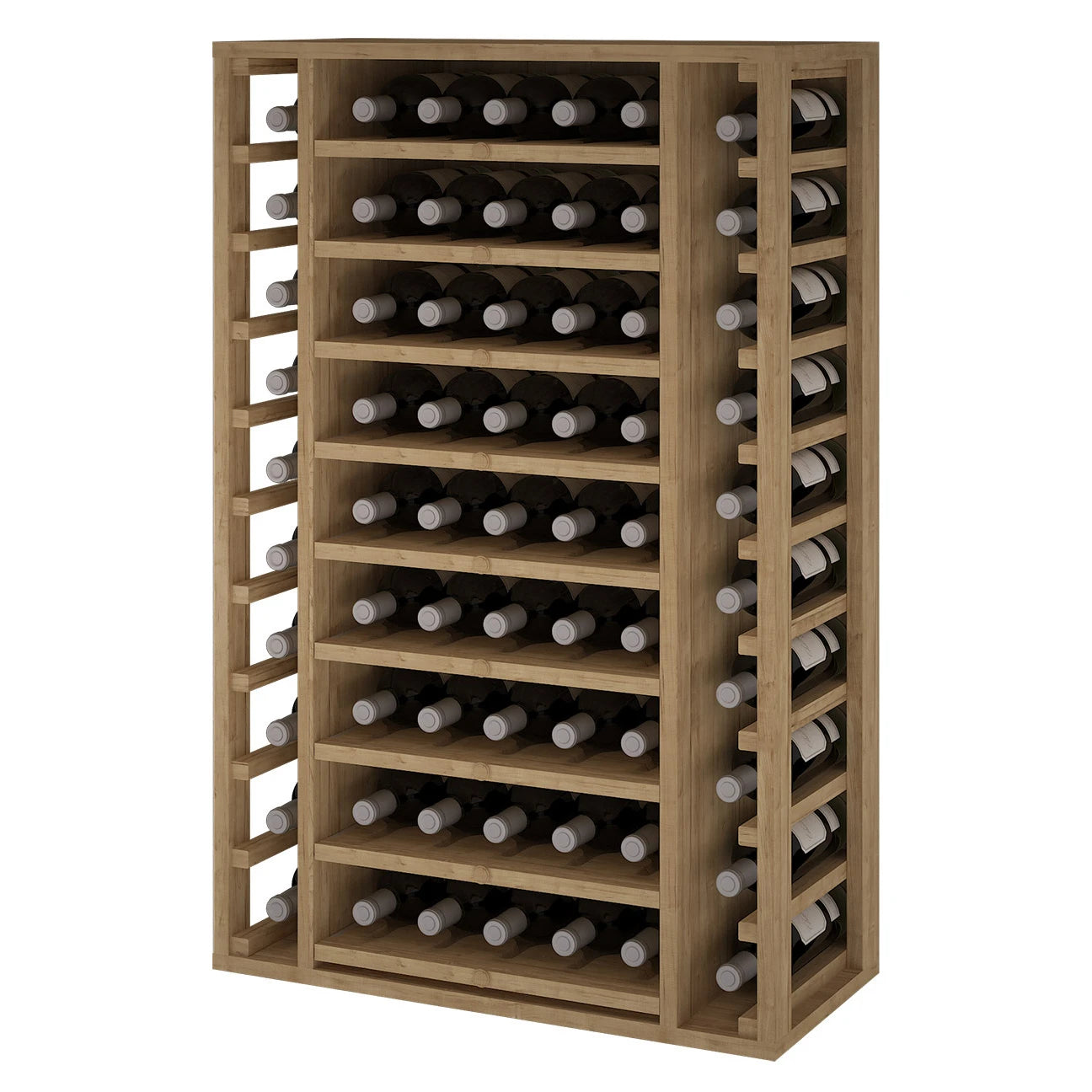 Pine wood wine rack for 65 bottles, Godello EX2540