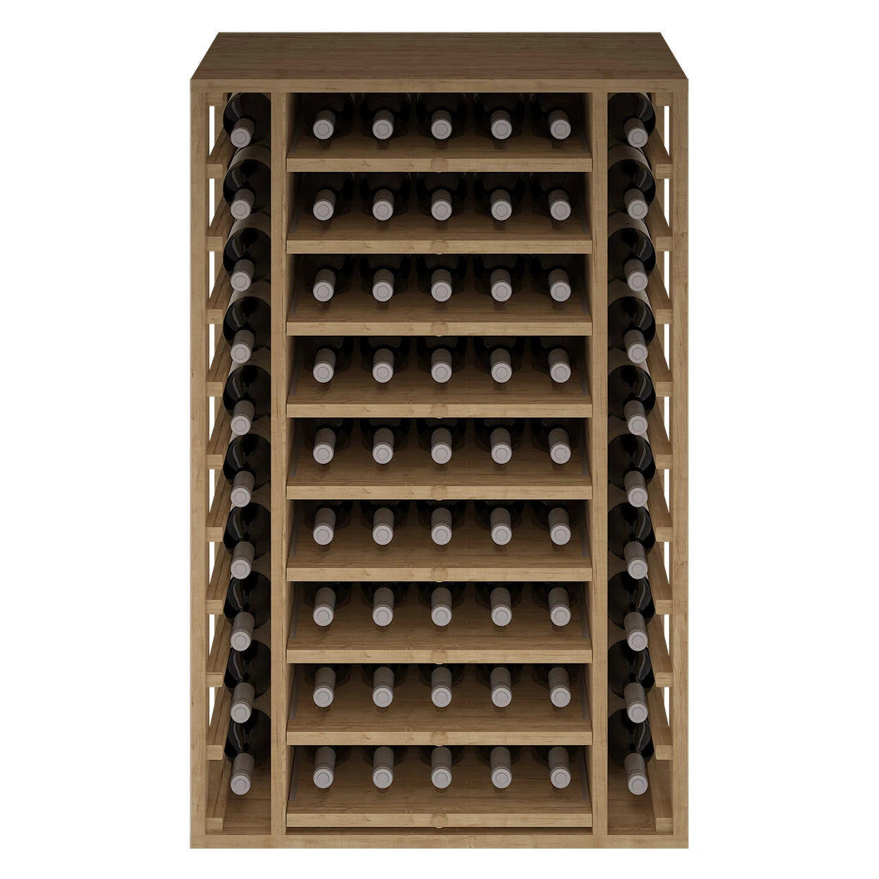 Pine wood wine rack for 65 bottles, Godello EX2540