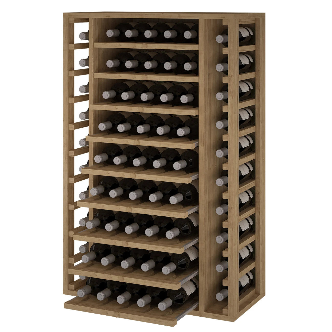 Pine wood wine rack for 65 bottles, Godello EX2540