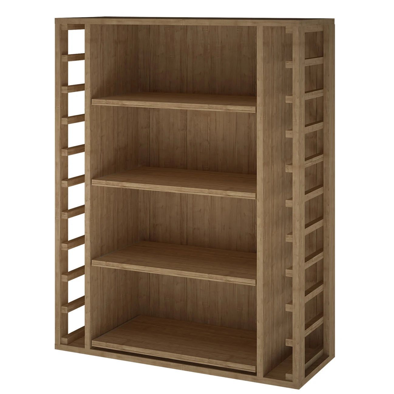 Pine wood wine rack for 68 bottles, Godello EX2542