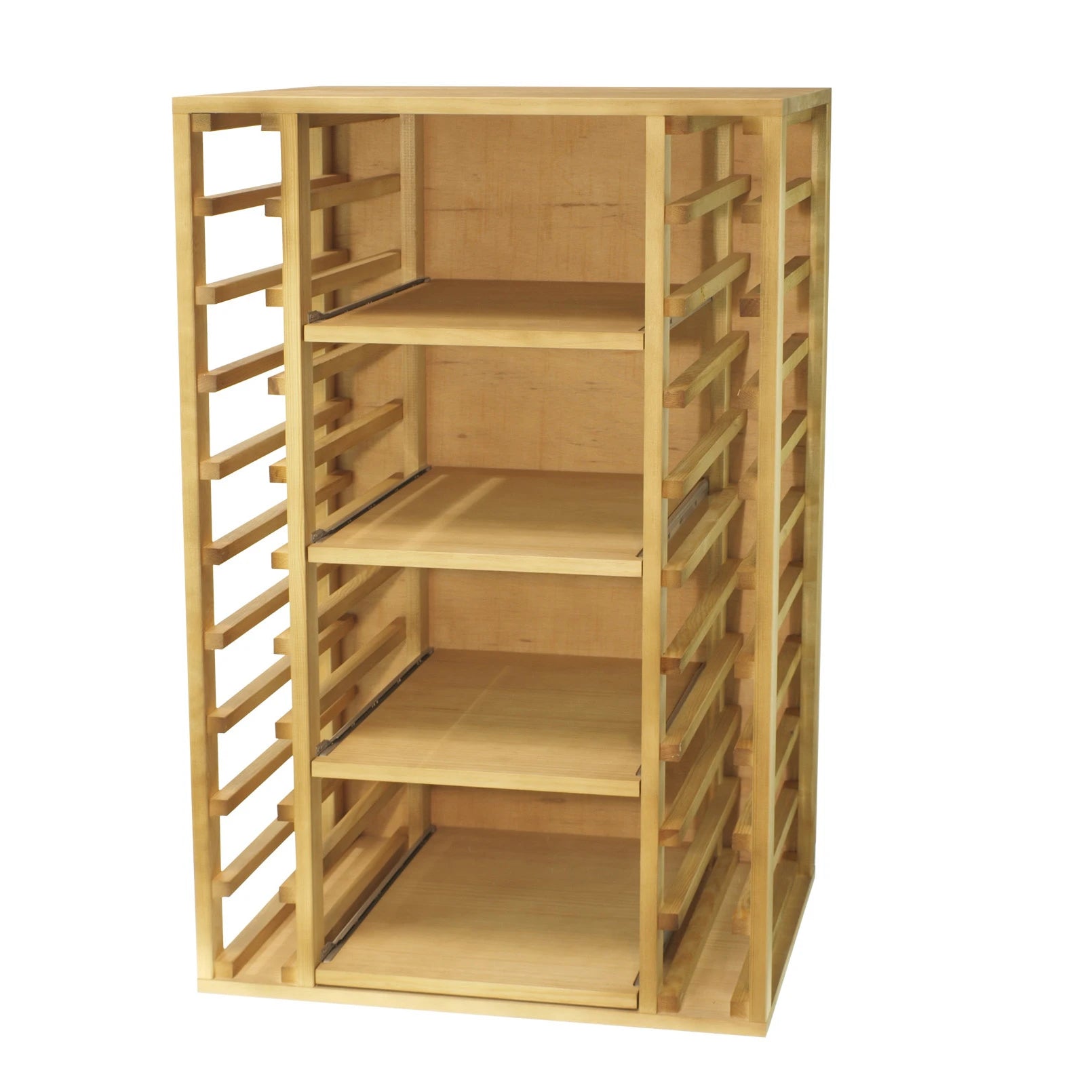 Pine wood wine rack for 88 bottles, Godello EX2546