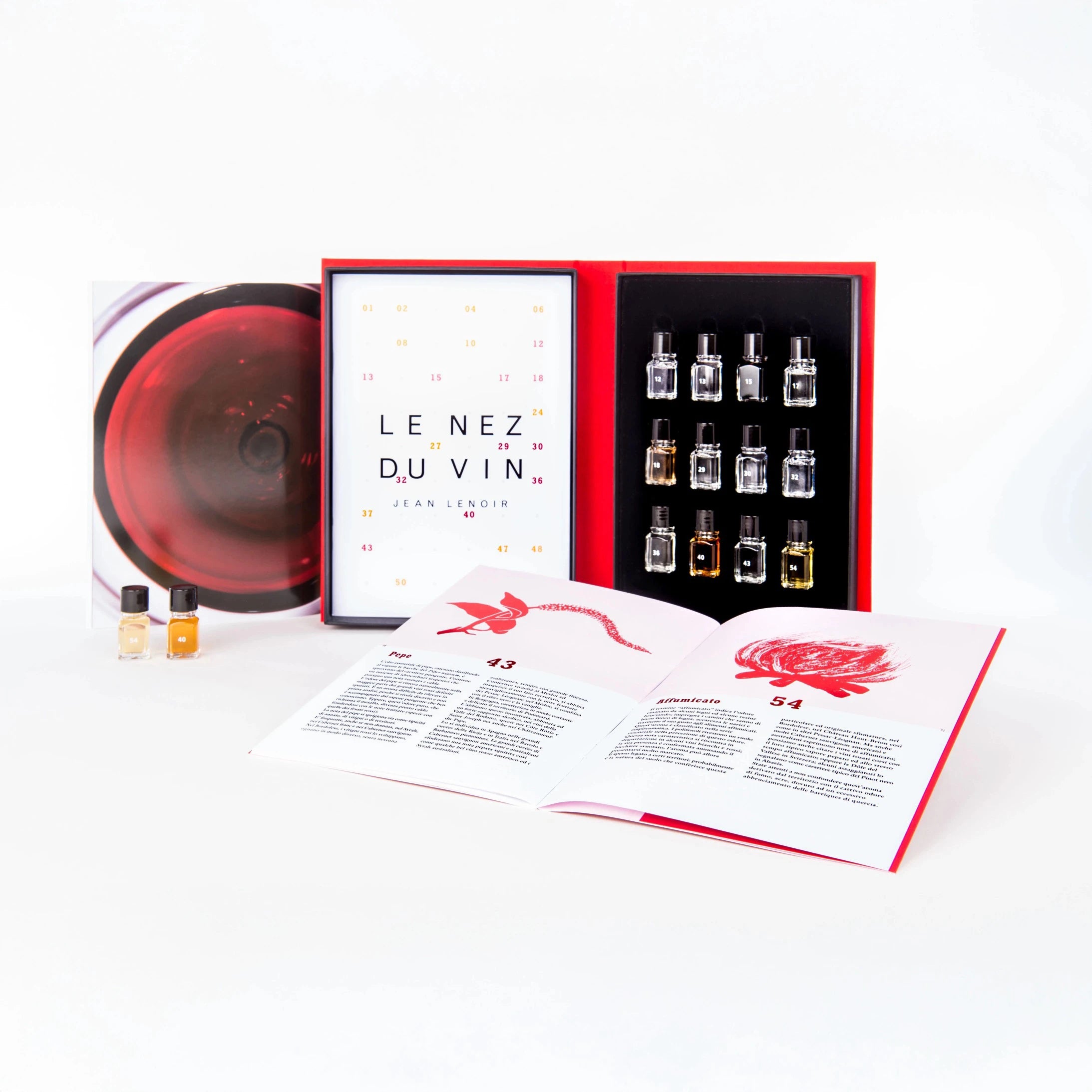 Libro 12 aromas vinos tintos Le Nez du Vin