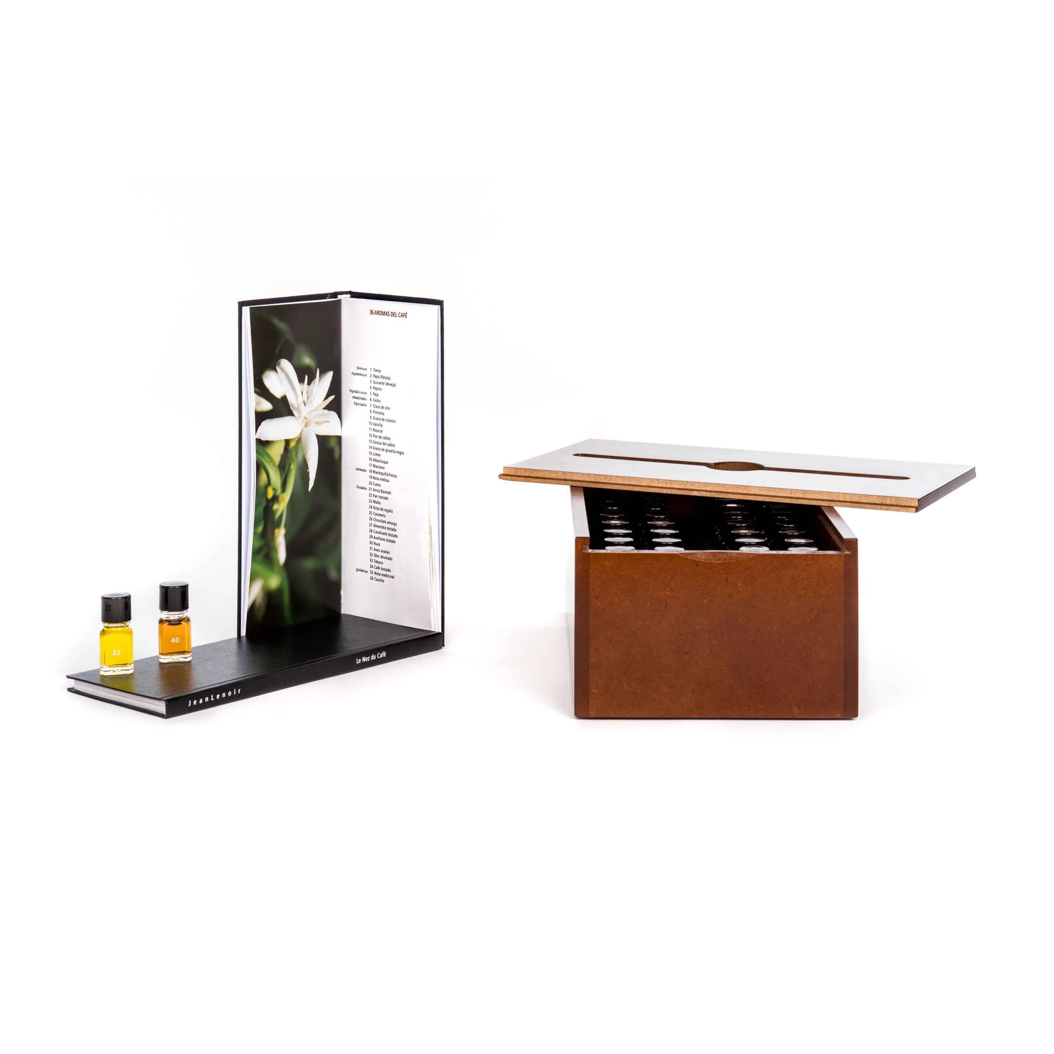 Libro 36 aromas Café Le Nez du Vin