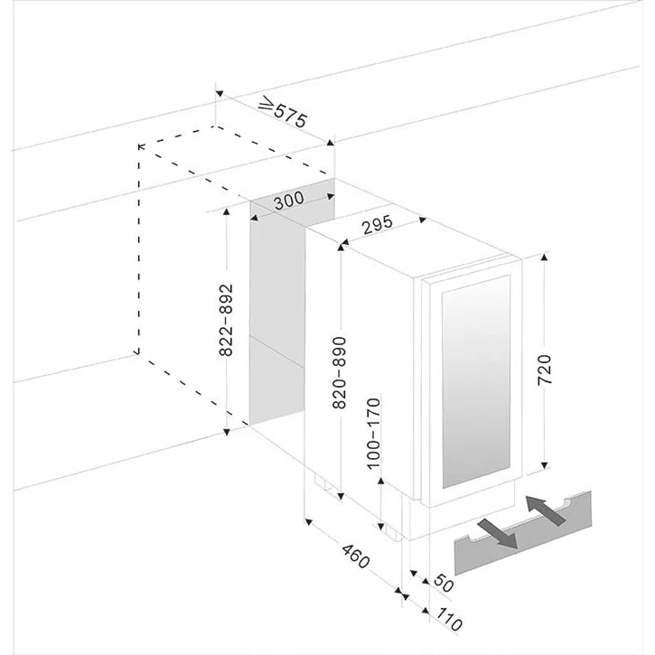 Beer Cooler mQuvée BeerServer 30 Stainless