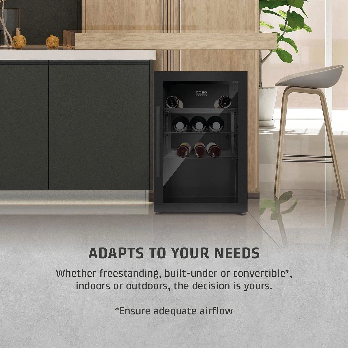 Refrigerador de bebidas Caso Barbecue Cooler Black S-R