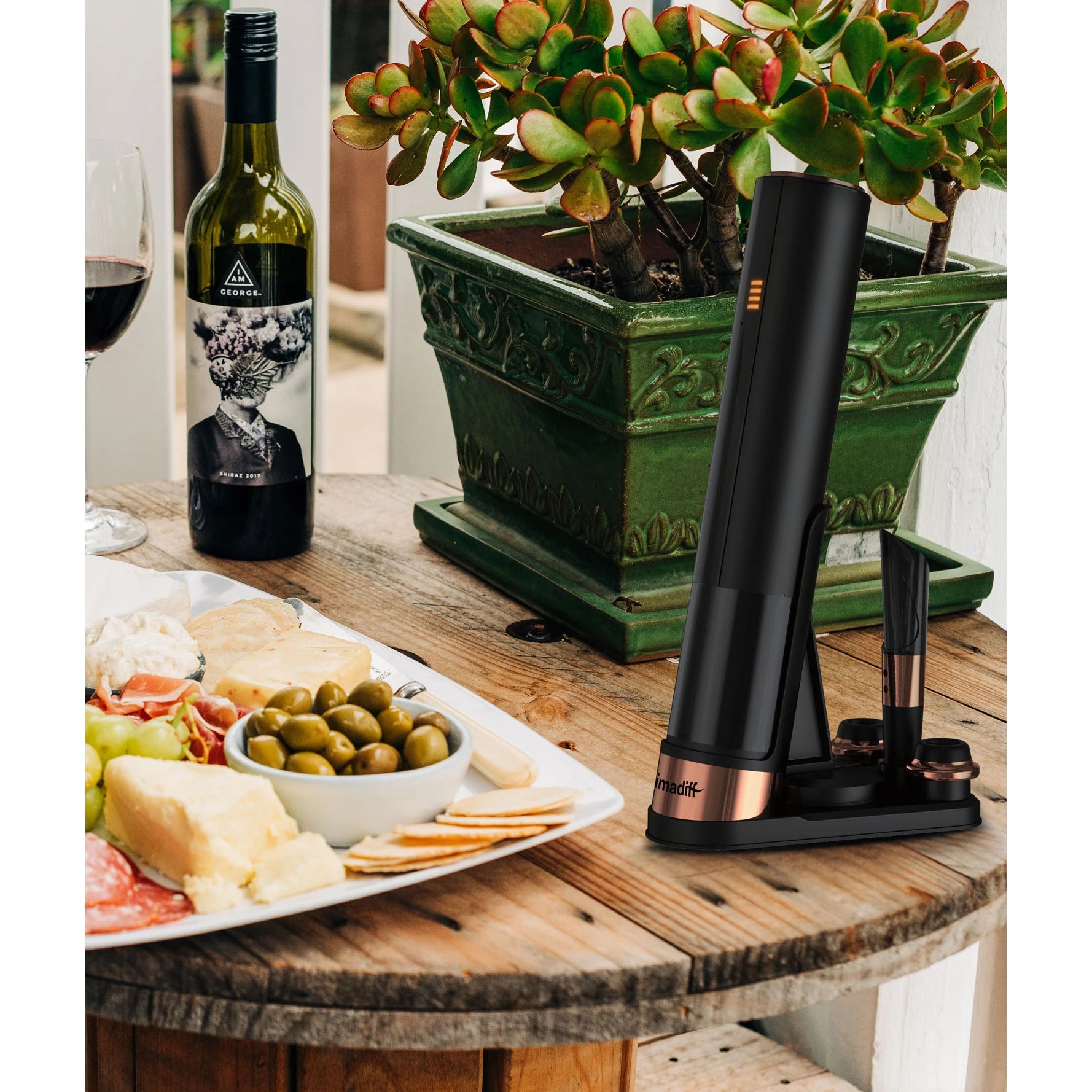 Rechargeable Electric Corkscrew Smart 4-in-1 Climadiff TBEVOLUTION