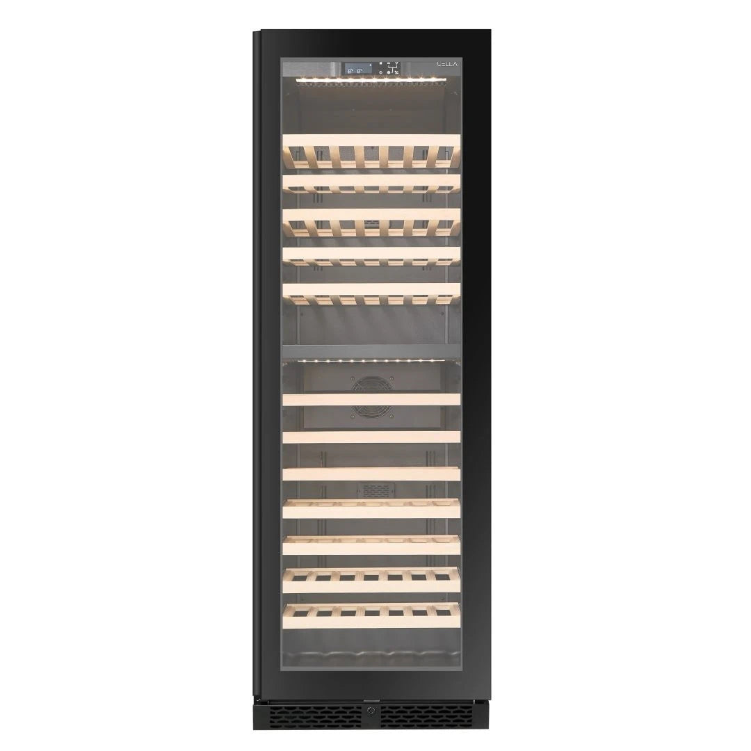 Wine Cooler 101 bottles CELLA FWS93D Black Dual-zone