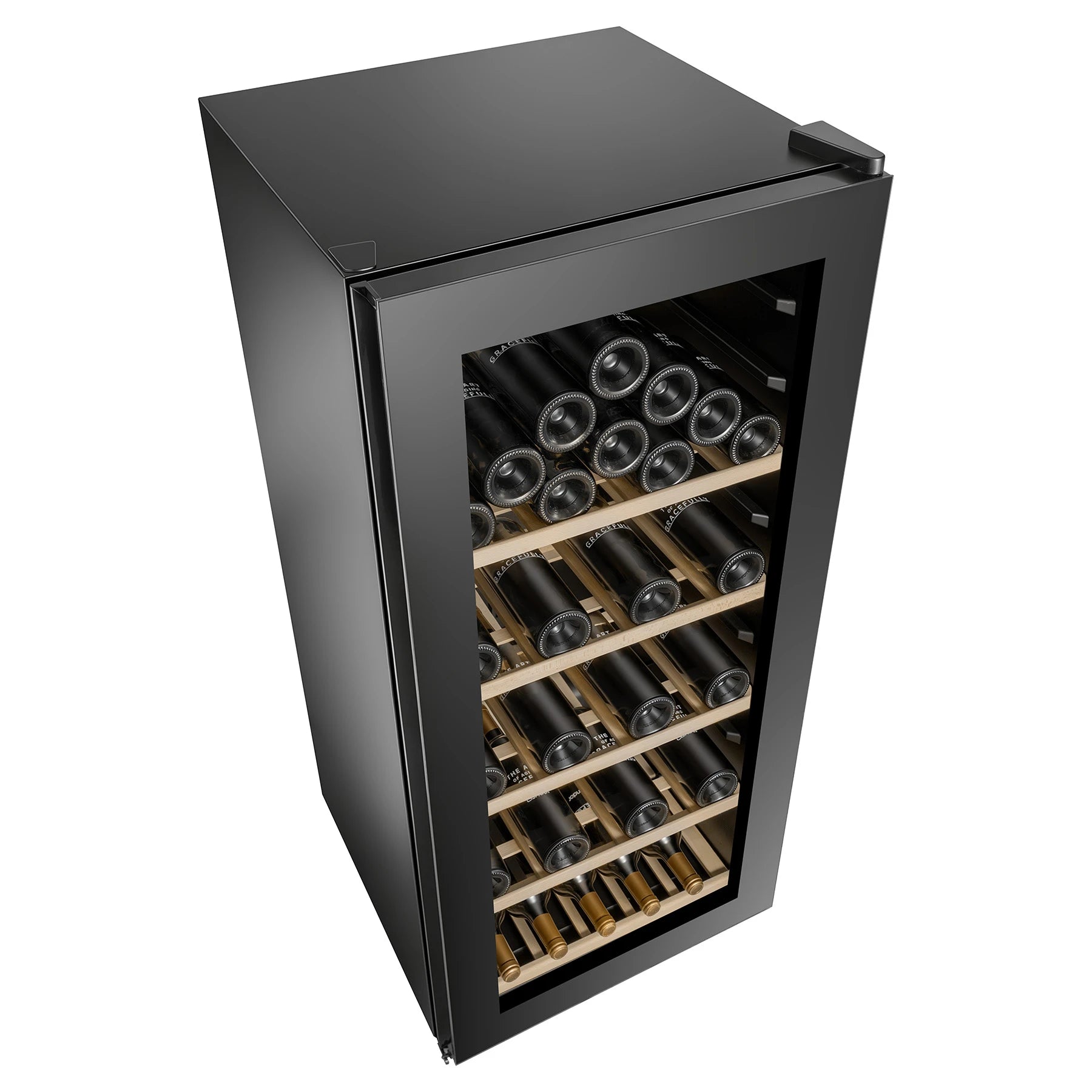 Vinoteca La Réserve RWC1102FN1 de 102 botellas con interior y estantes de madera