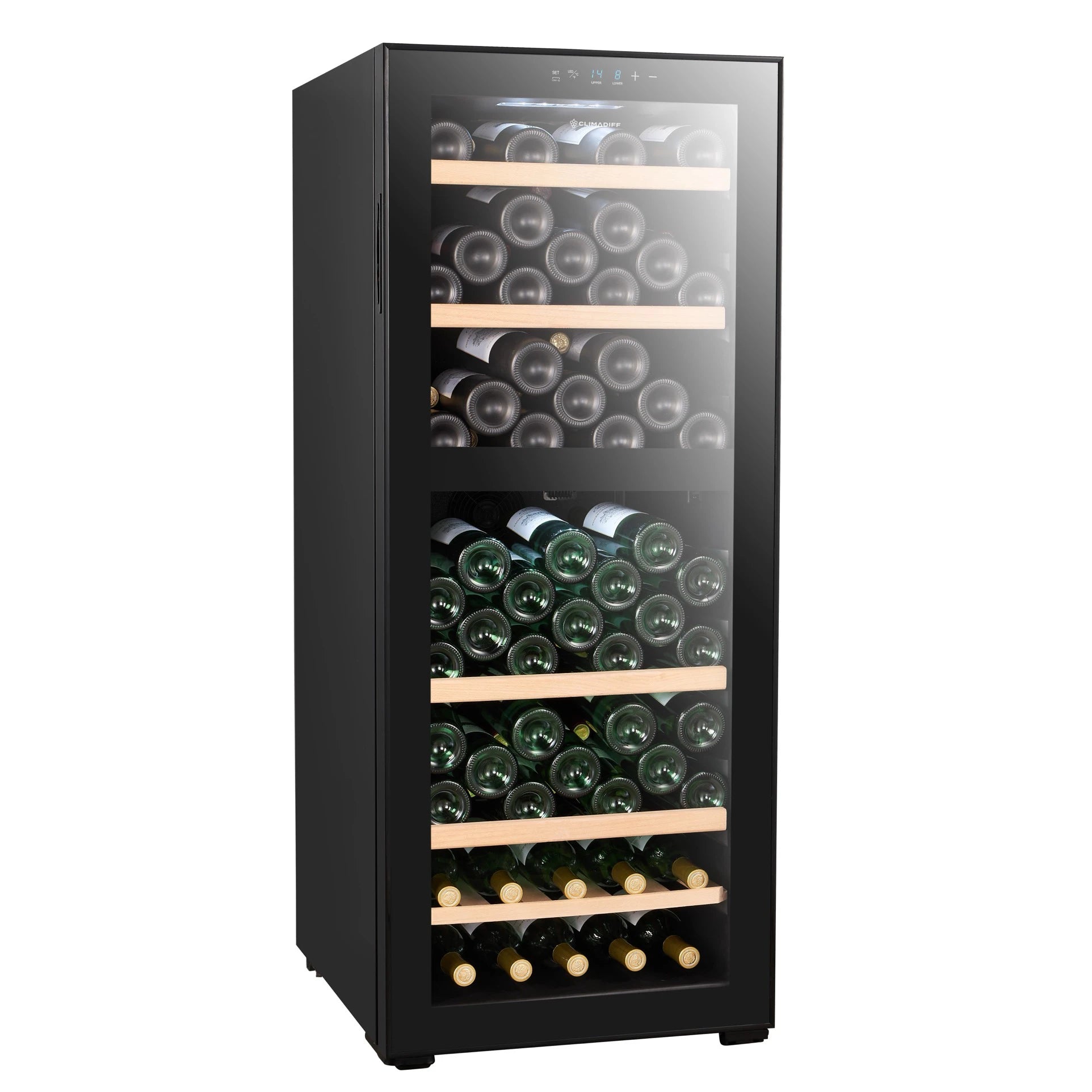 Wine Cooler 108 bottles Climadiff CEPAGE108DZ Dual-zone