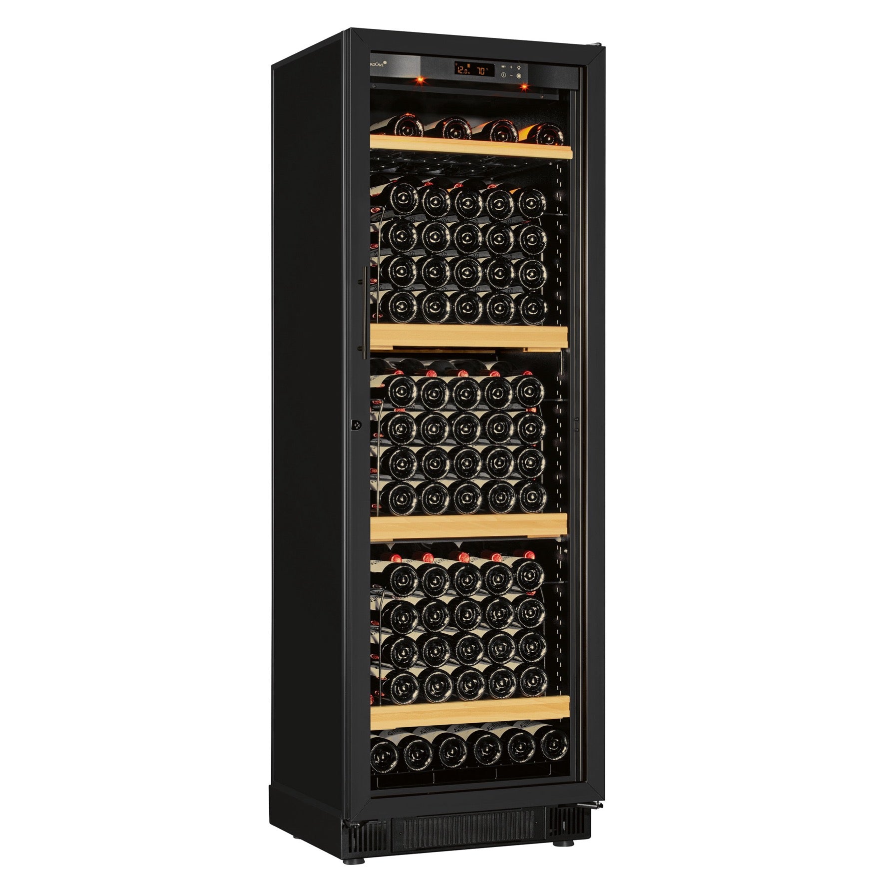 Vinoteca 110 botellas EuroCave Compact LV13 Glass puerta cerrada llena