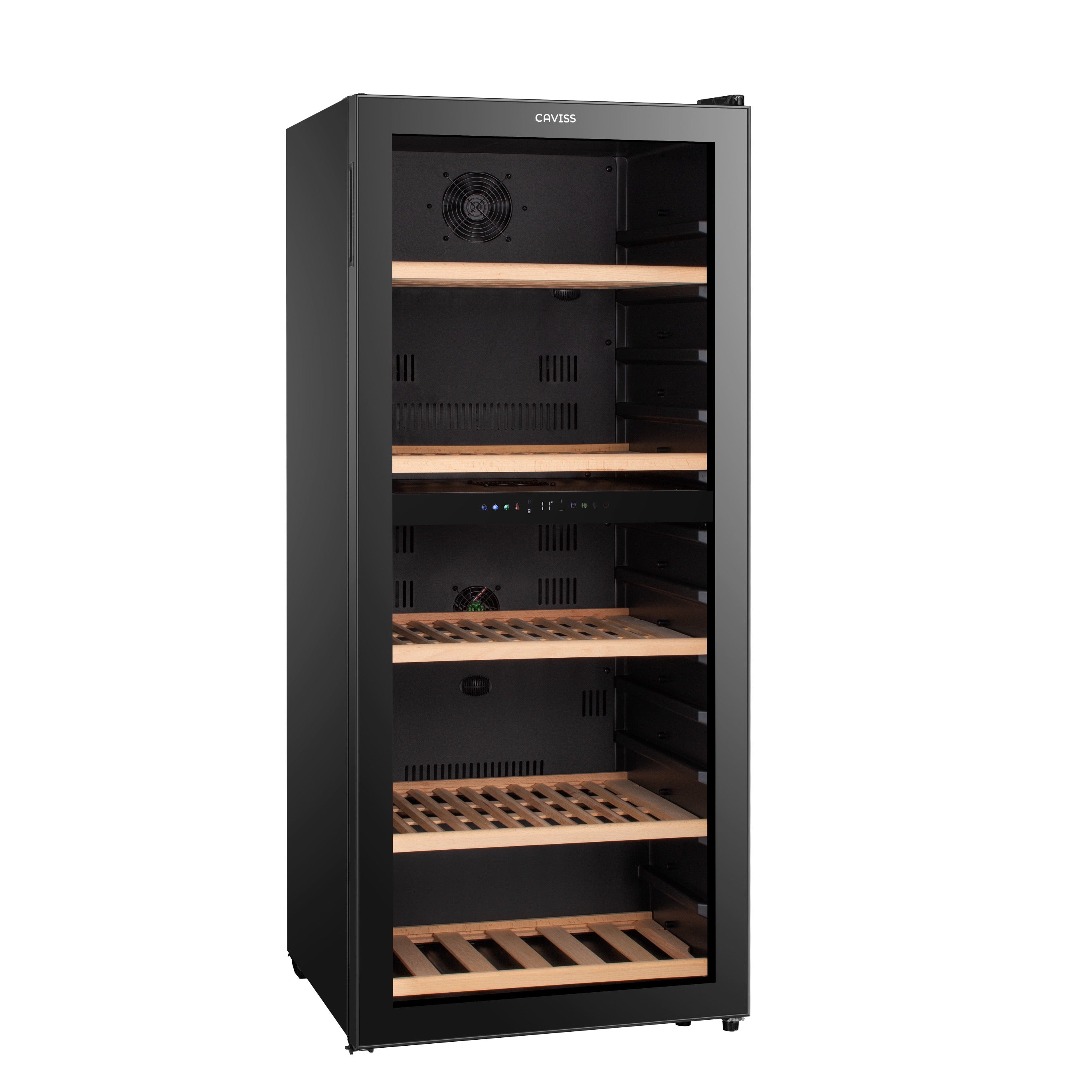 Vinoteca doble zona 120 botellas Caviss C2120CBEG vacía