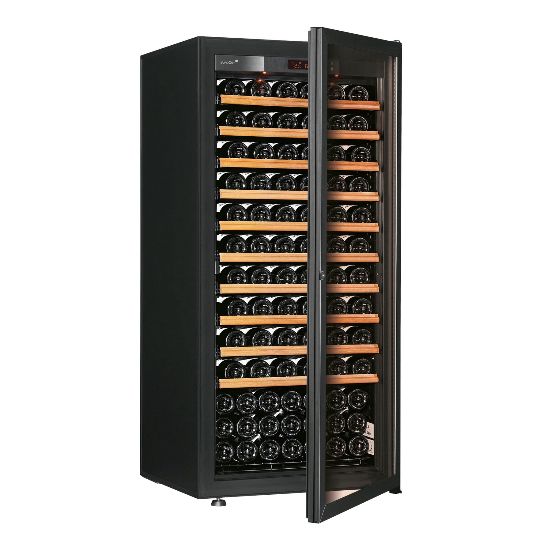 Vinoteca 141 botellas EuroCave Pure MV10 Glass puerta semiabierta