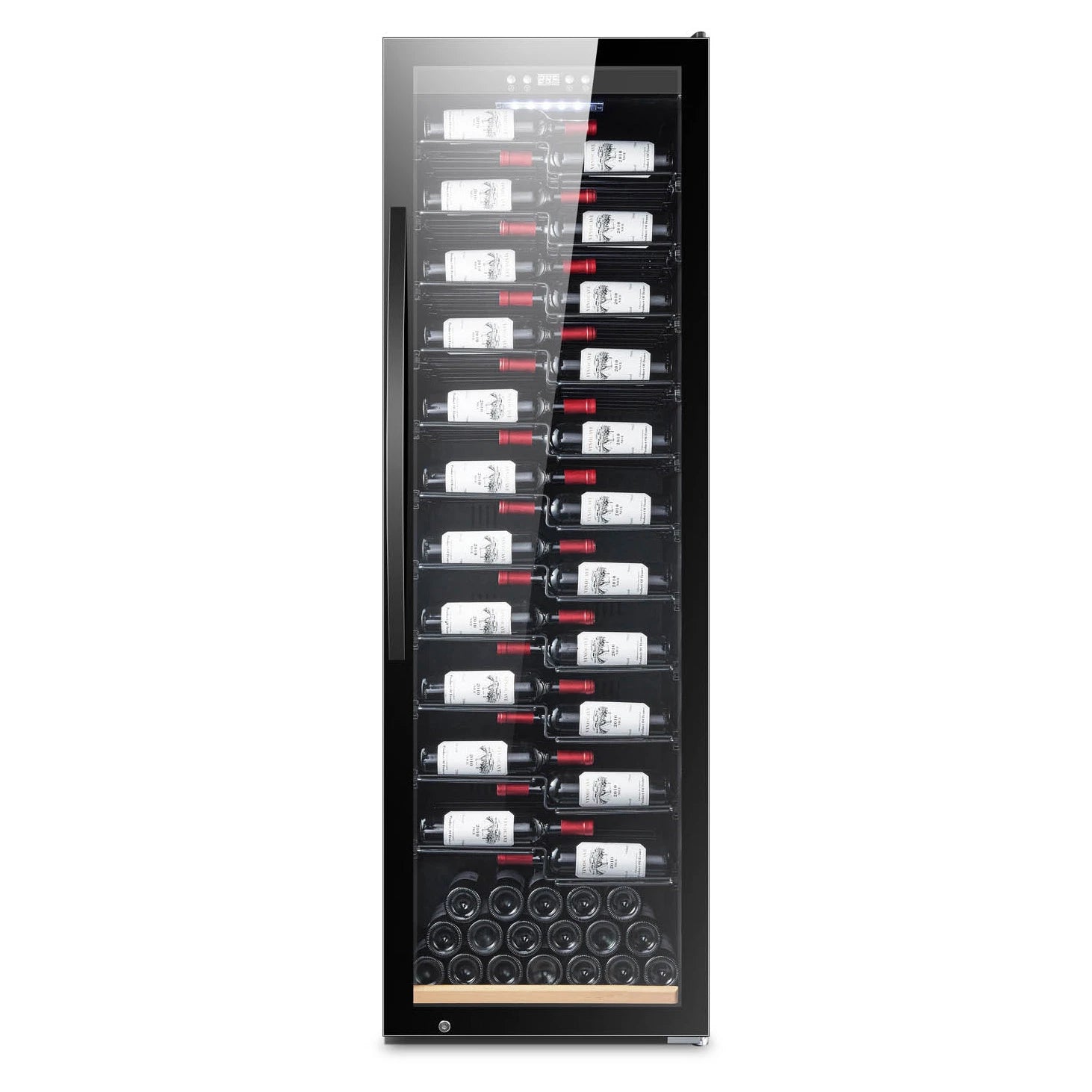 Vinoteca mQuvée WineExpert 192 Label-view con estantes para etiquetas visibles