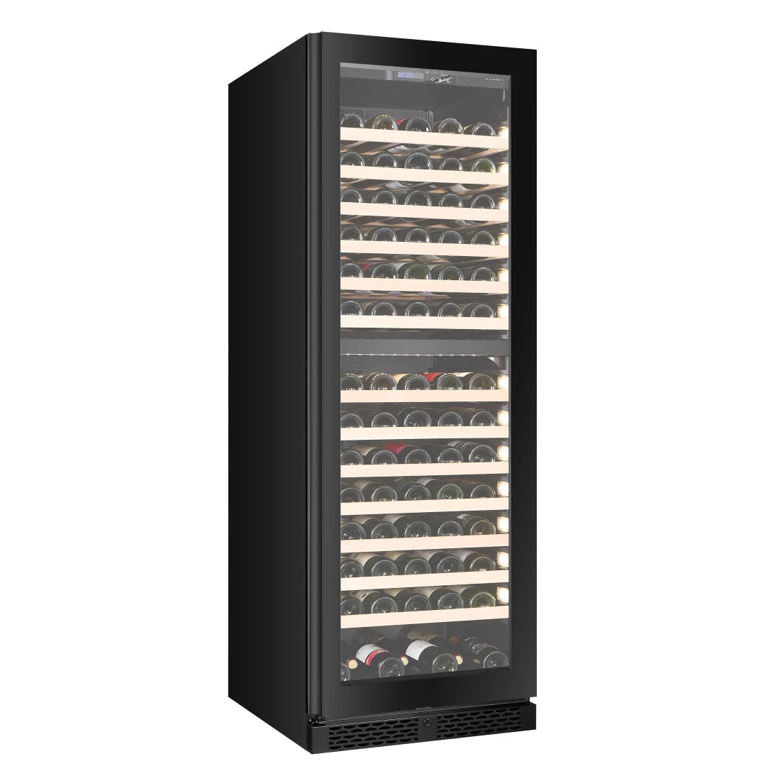 Wine Cooler 154 bottles CELLA FWS154D Black Dual-zone