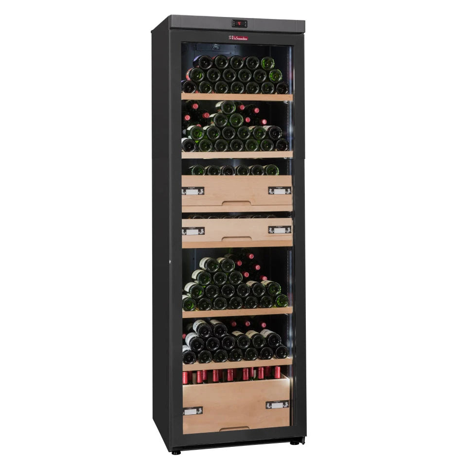 Vinoteca de envejecimiento 166 botellas La Sommelière VIP330VRESTAU Triple zona