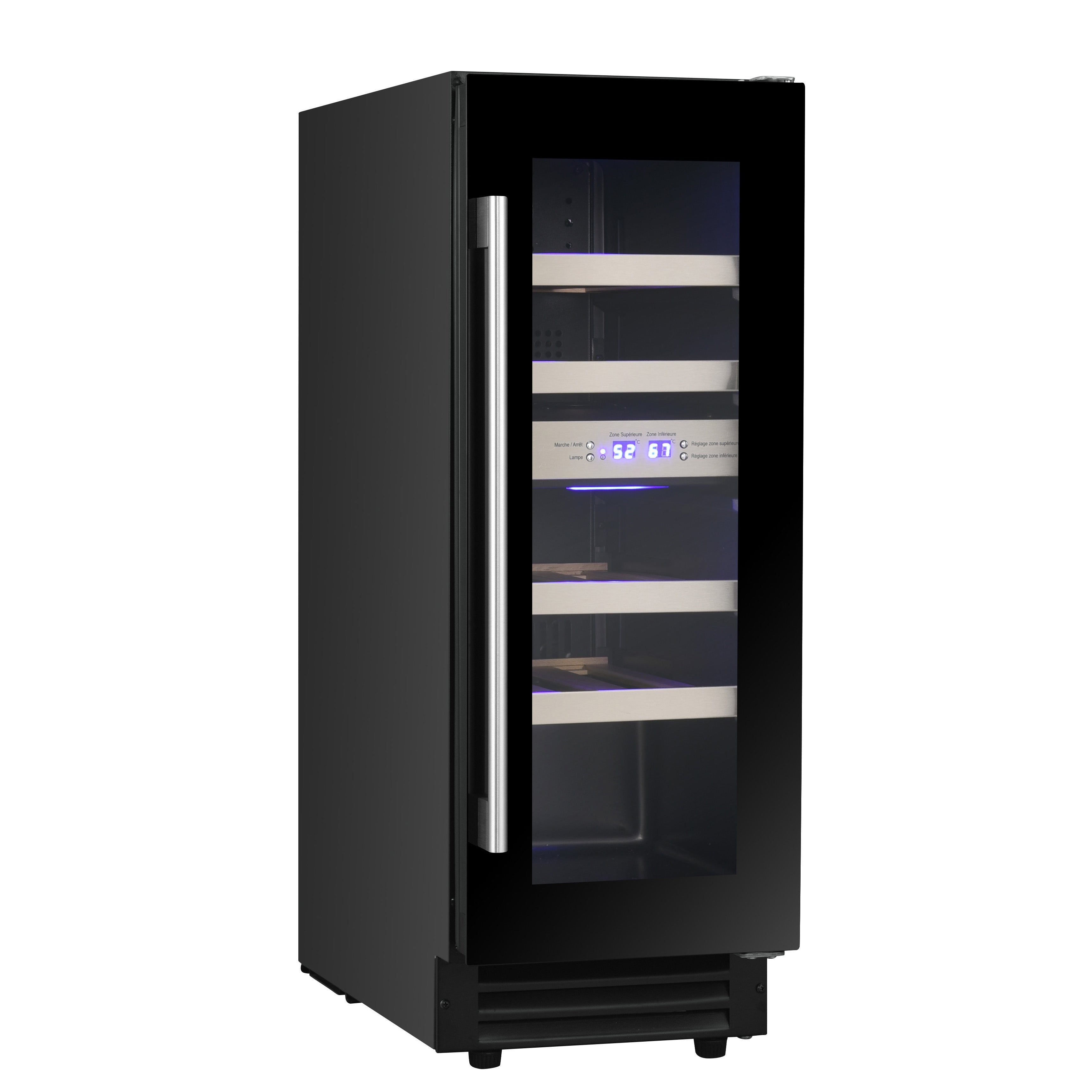 Vinoteca encastrable 17 botellas Le Chai LBN178 doble zona negro