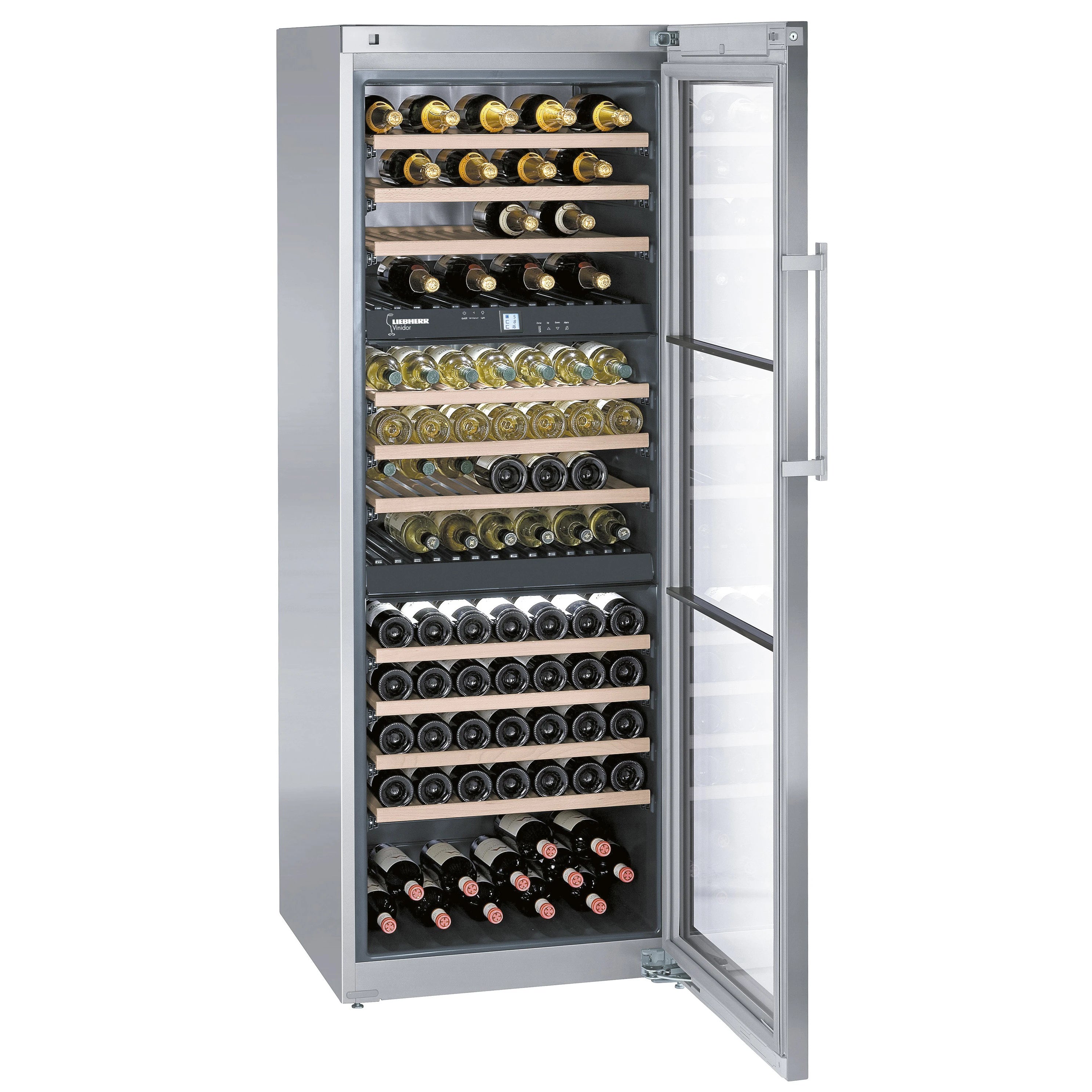 Wine Cooler 178 Bottles Liebherr WTES5872 3 Zone Stainless Steel
