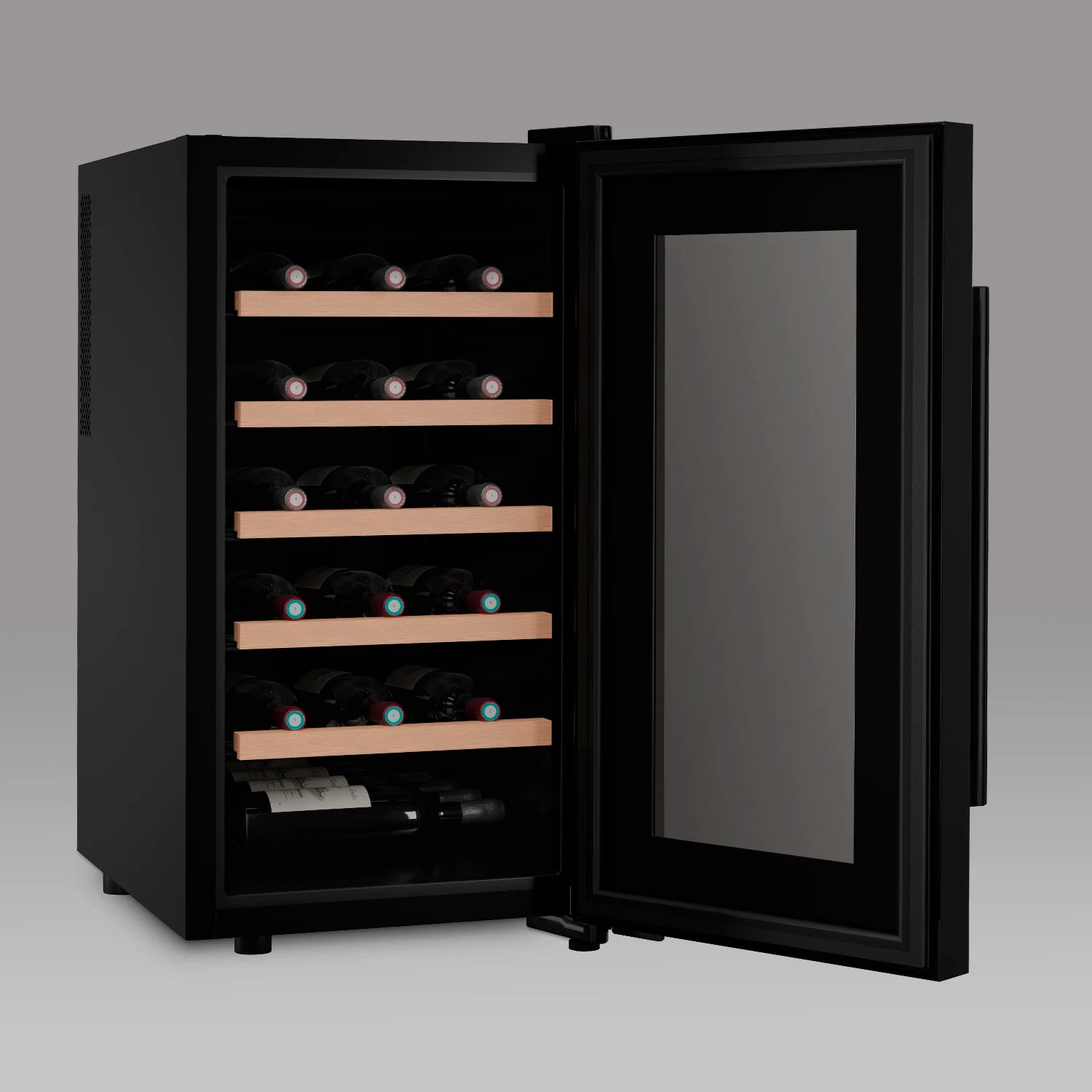 Vinoteca 18 botellas Les Petits Champs CAVCB18 Black