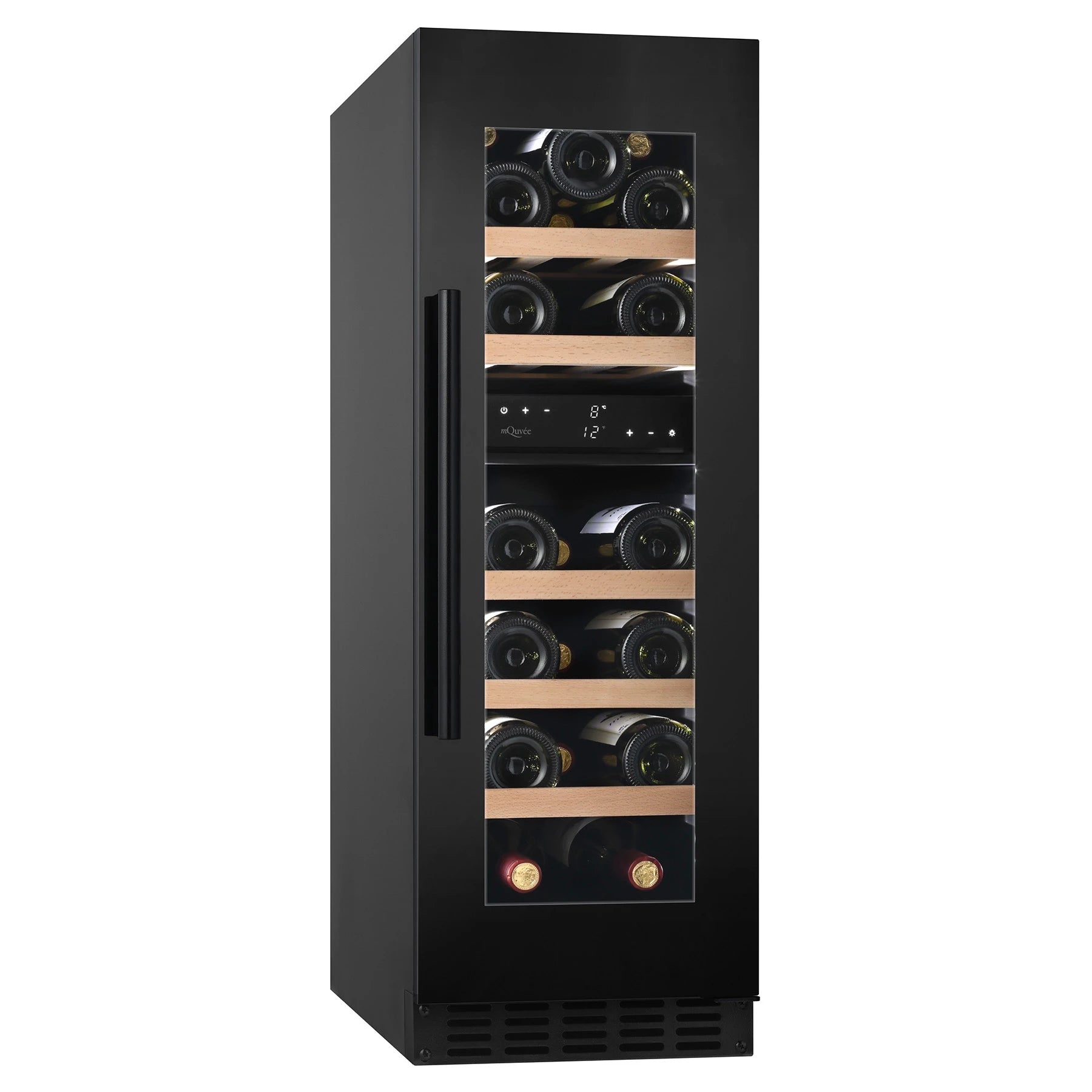 Wine Cooler 19 bottles mQuvée WineCave 800 30D Fullglass Dual-zone