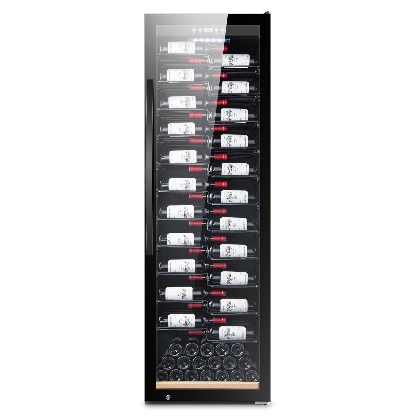 Wine Cooler 153 bottles mQuvée WineExpert 192 Fullglass Black Label-view Dual-zone