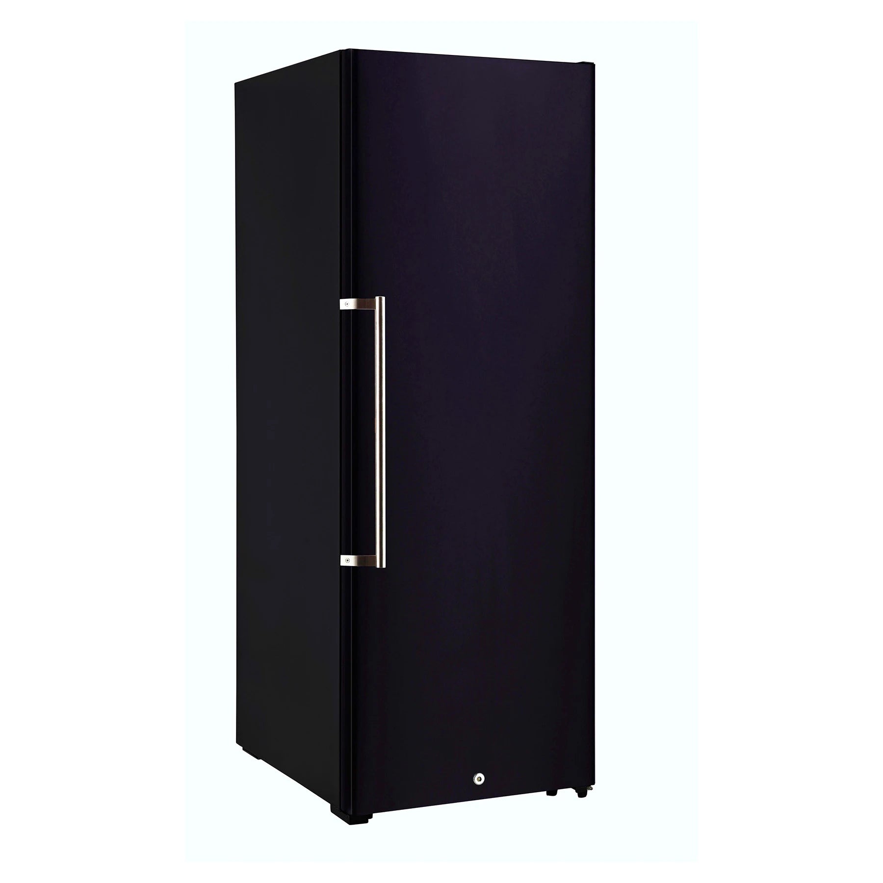Vinoteca 192 botellas V192 PRO Aging vista lateral con puerta opaca cerrada y tirador inox