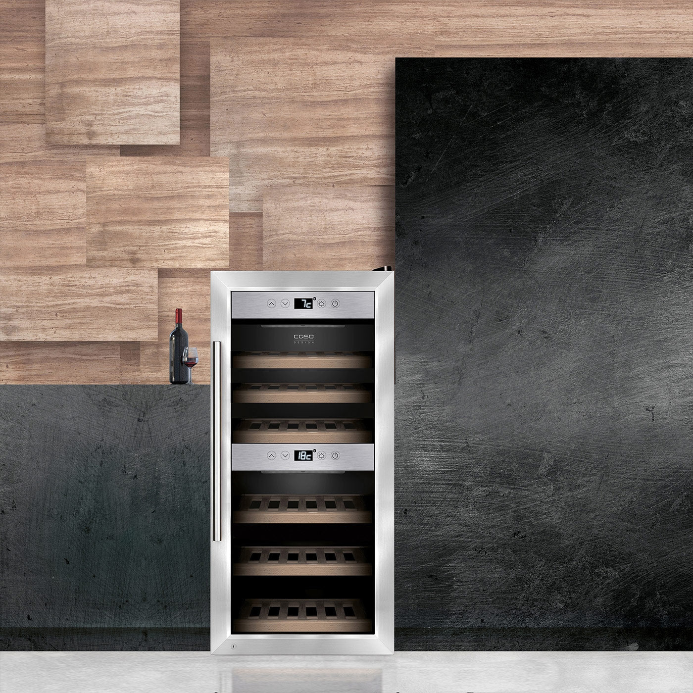 Vinoteca 24 botellas Caso WineComfort 240 Smart ambiente
