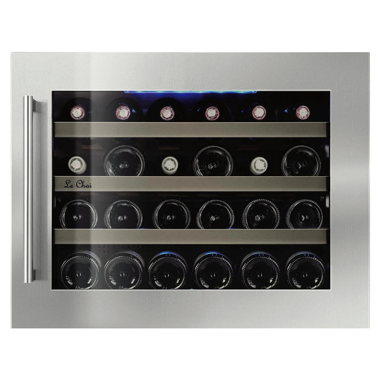 Vinoteca encastrable Le Chai LM245 Inox de 24 botellas.