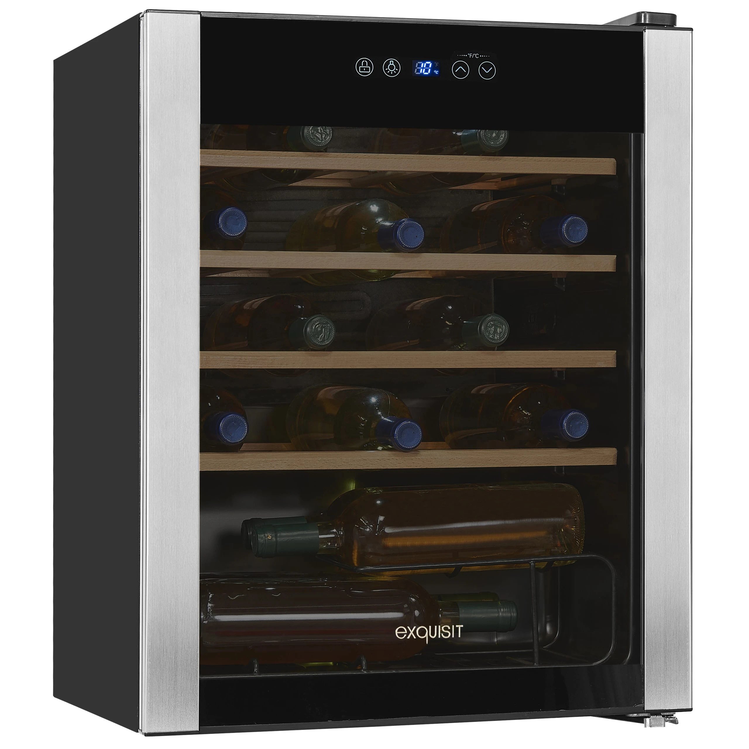 Wine Cooler 24 bottles Exquisit WS1-24 Compressor