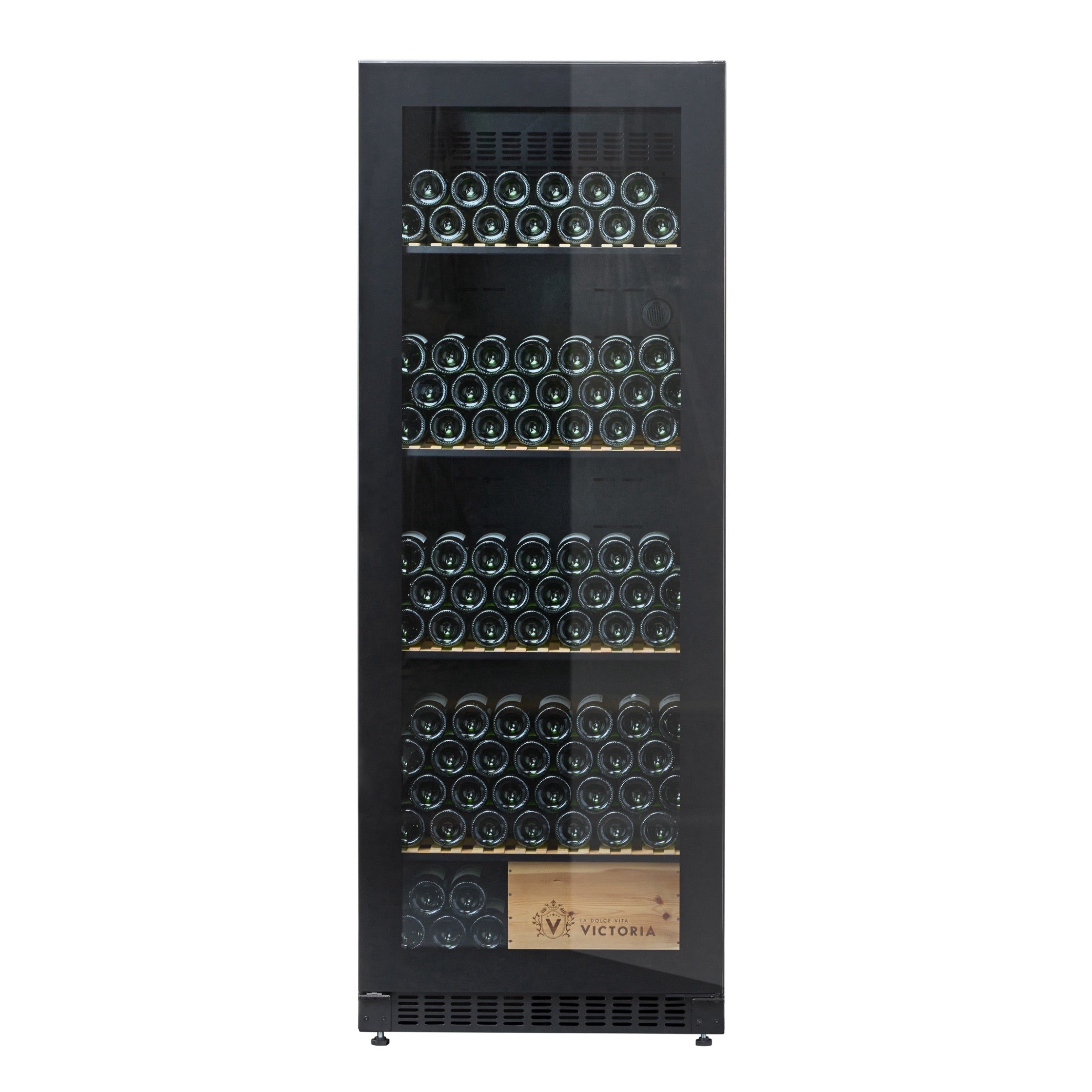 Vinoteca 273 botellas mQuvée VELVET 220 frontal llena