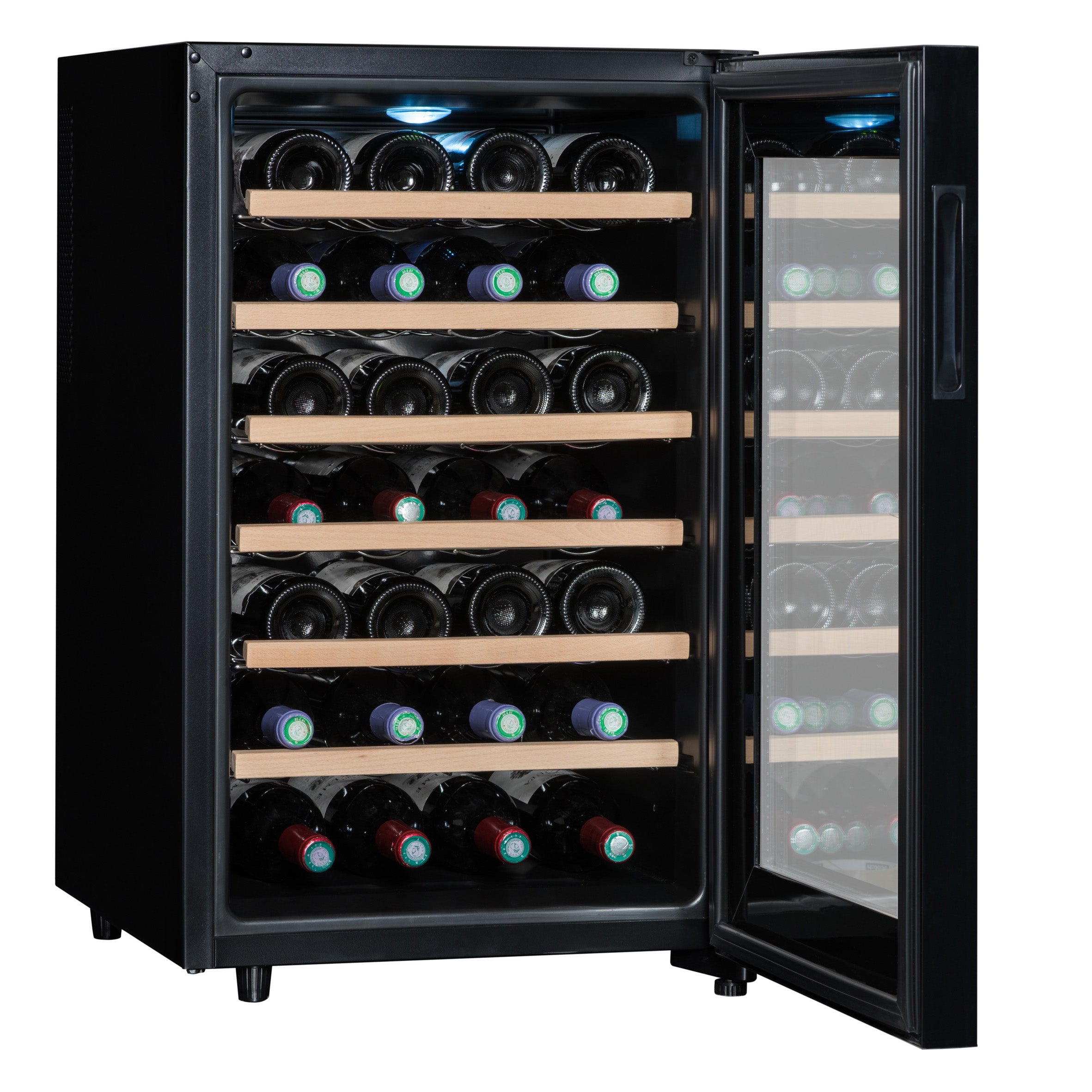 Vinoteca 28 botellas Climadiff CC28F abierta