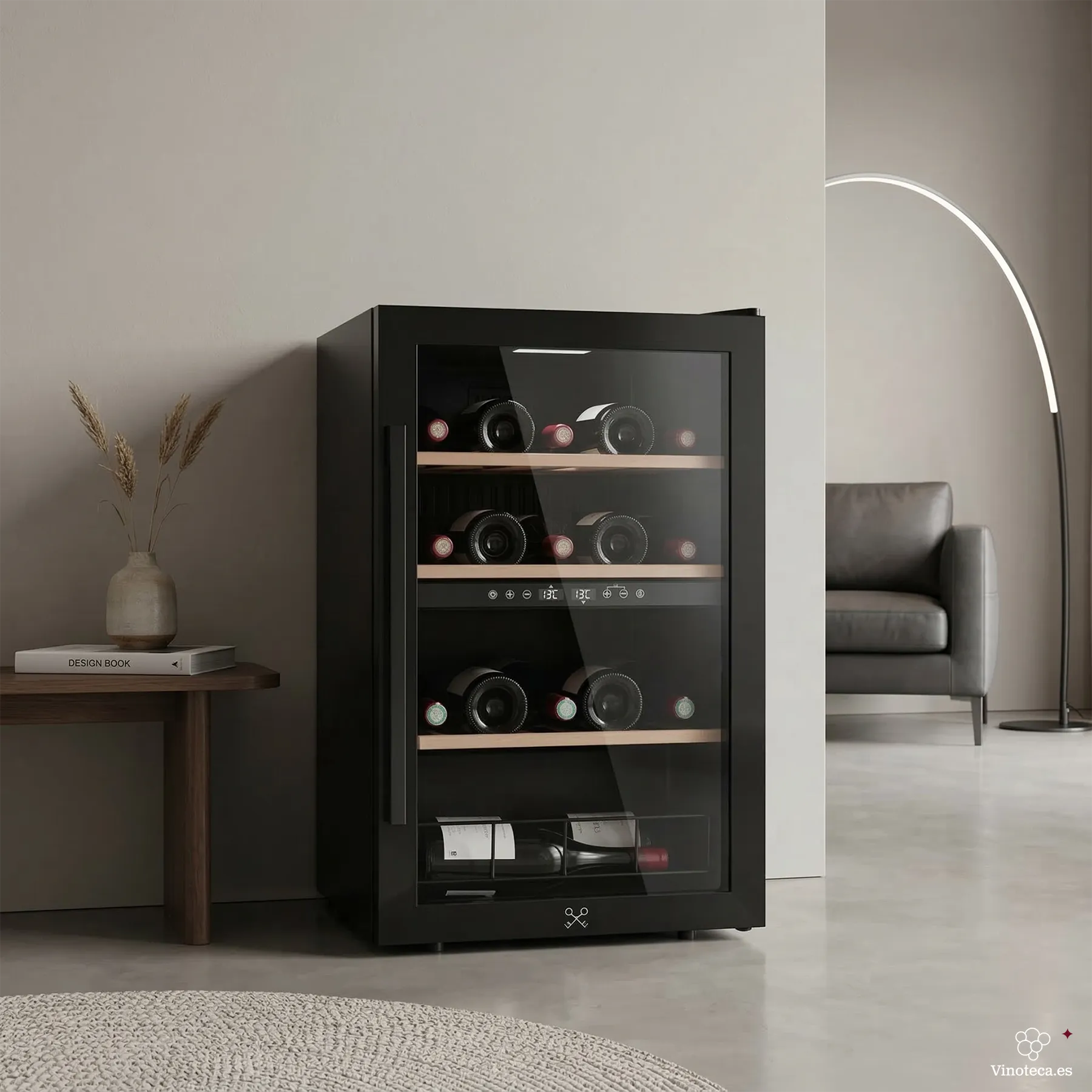 Wine Cooler 32 bottles Les Petits Champs CAVCDB32 Dual-zone