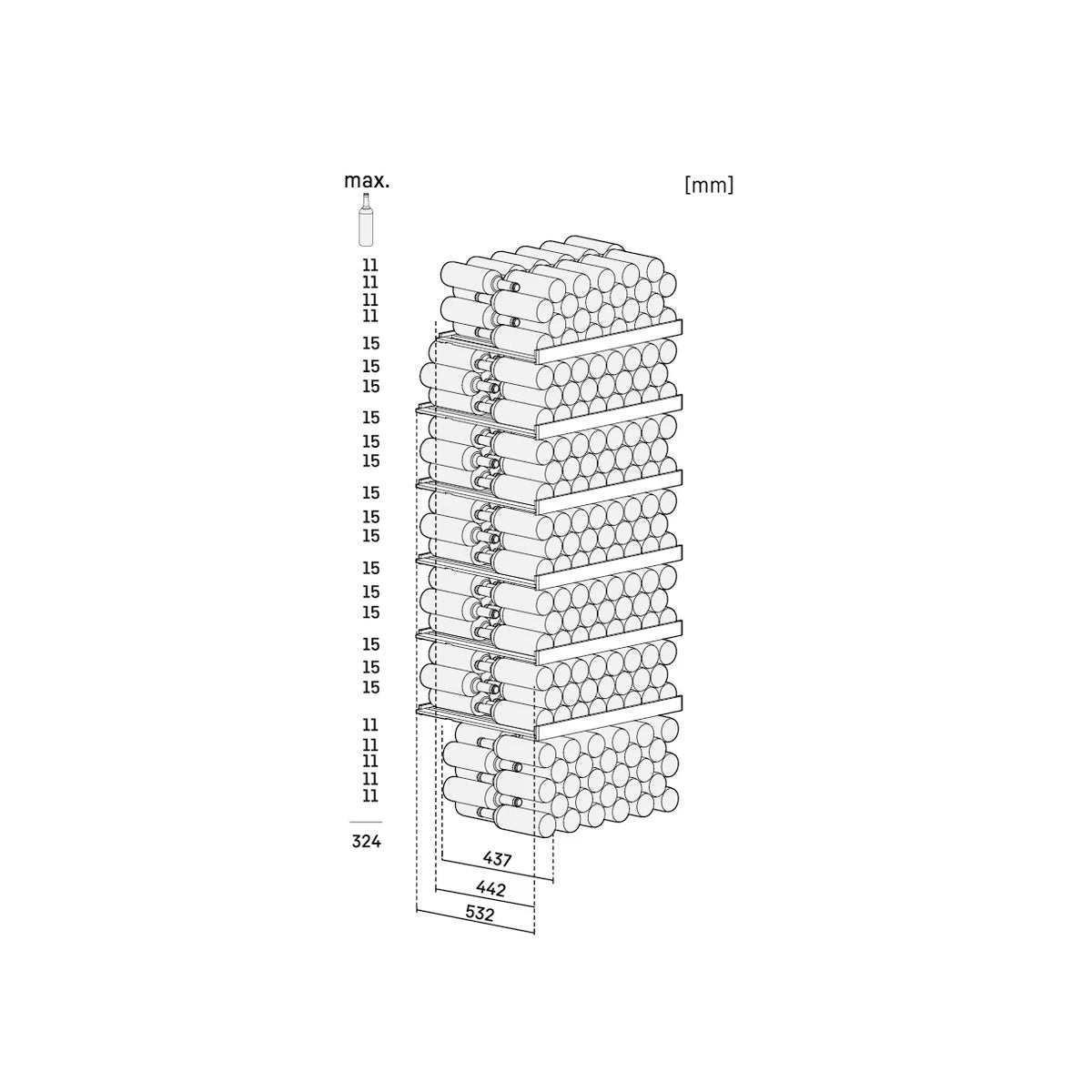 Wine Cooler 324 bottles Liebherr WSbli 7731 GrandCru Selection