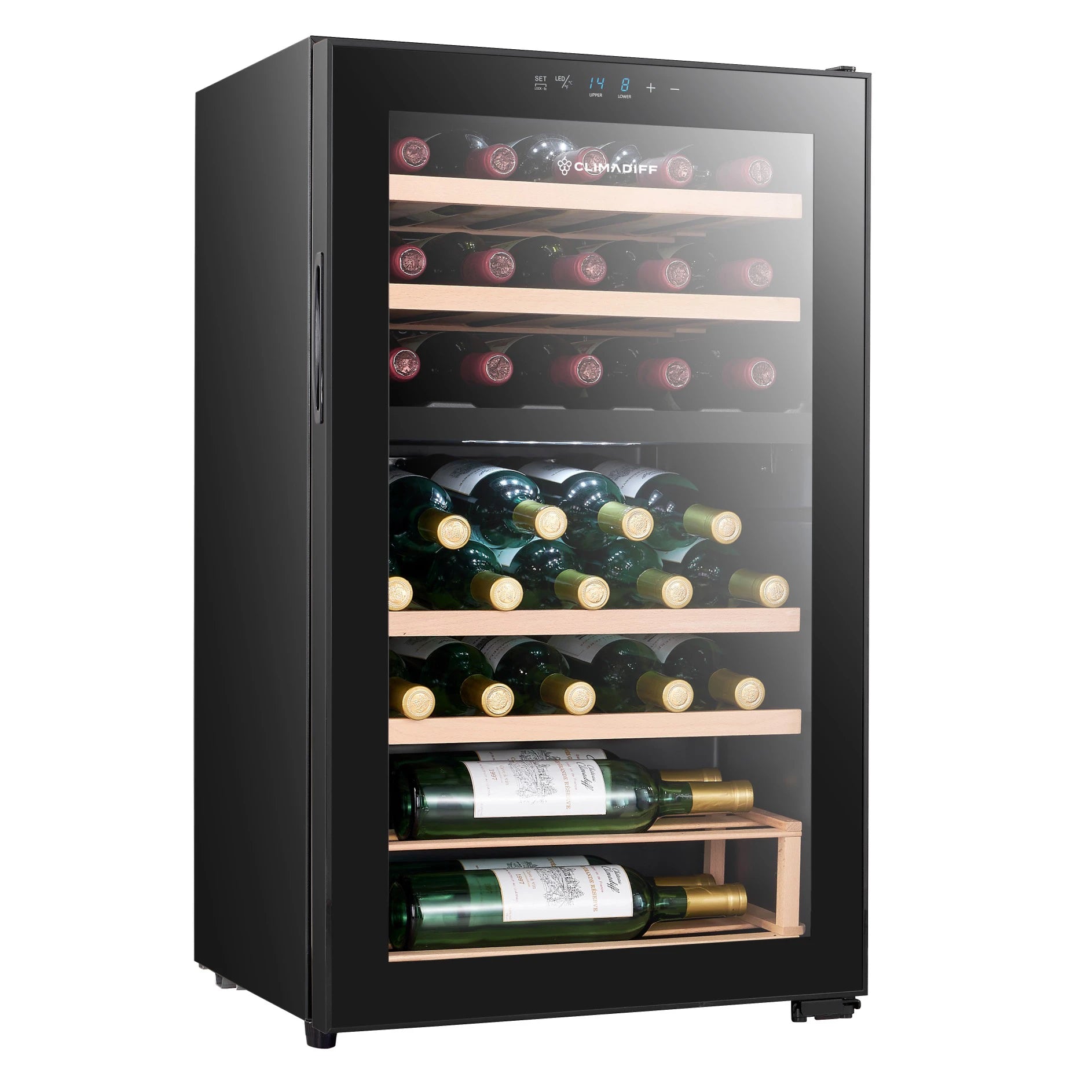 Wine Cooler 33 bottles Climadiff CEPAGE33DZ Dual-zone