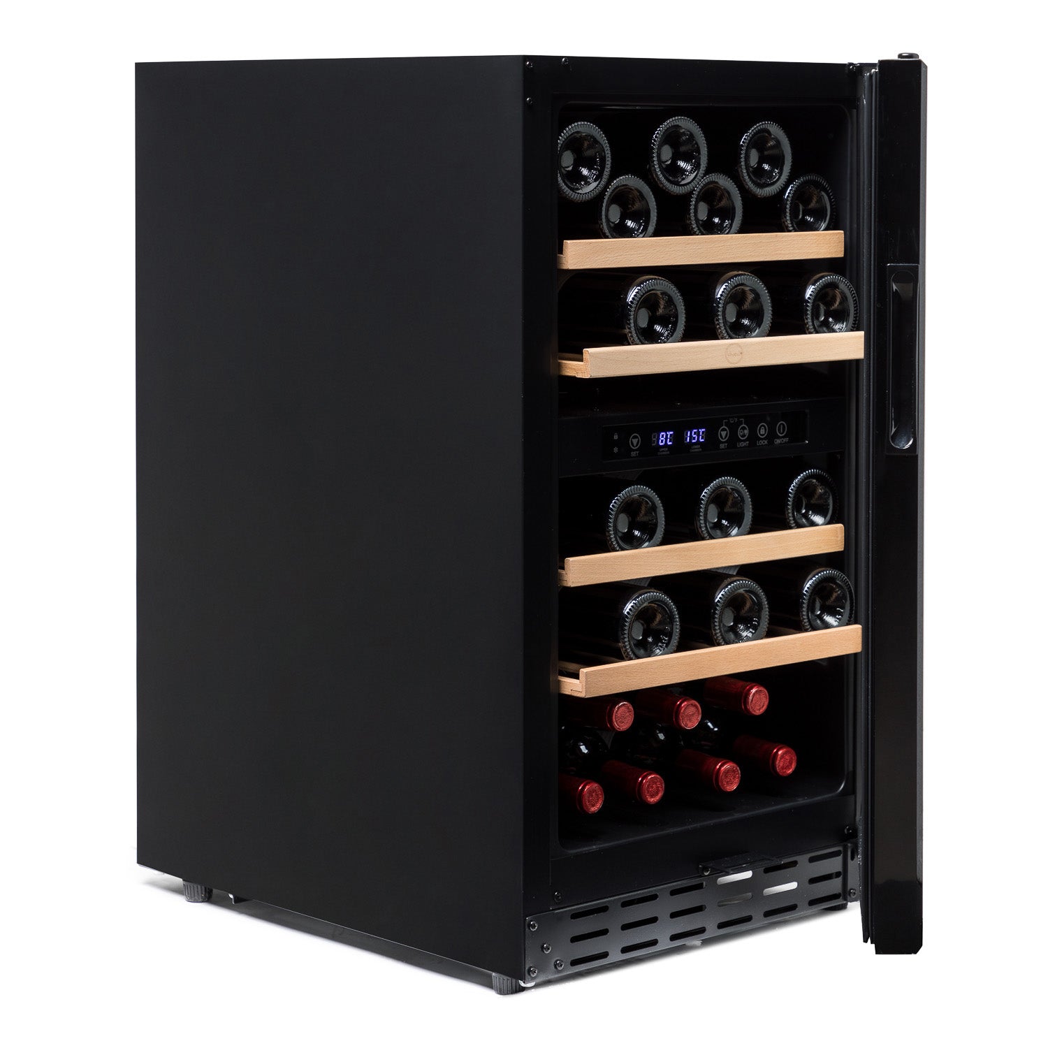 Vinoteca encastrable 33 botellas Vinobox 40GC 2T Negra doble zona