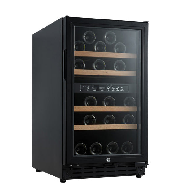 Vinoteca encastrable 33 botellas Vinobox 40GC 2T Negra doble zona