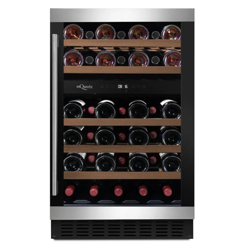 Wine Cooler 38 bottles mQuvée WineCave 700 50D Modern Dual-zone
