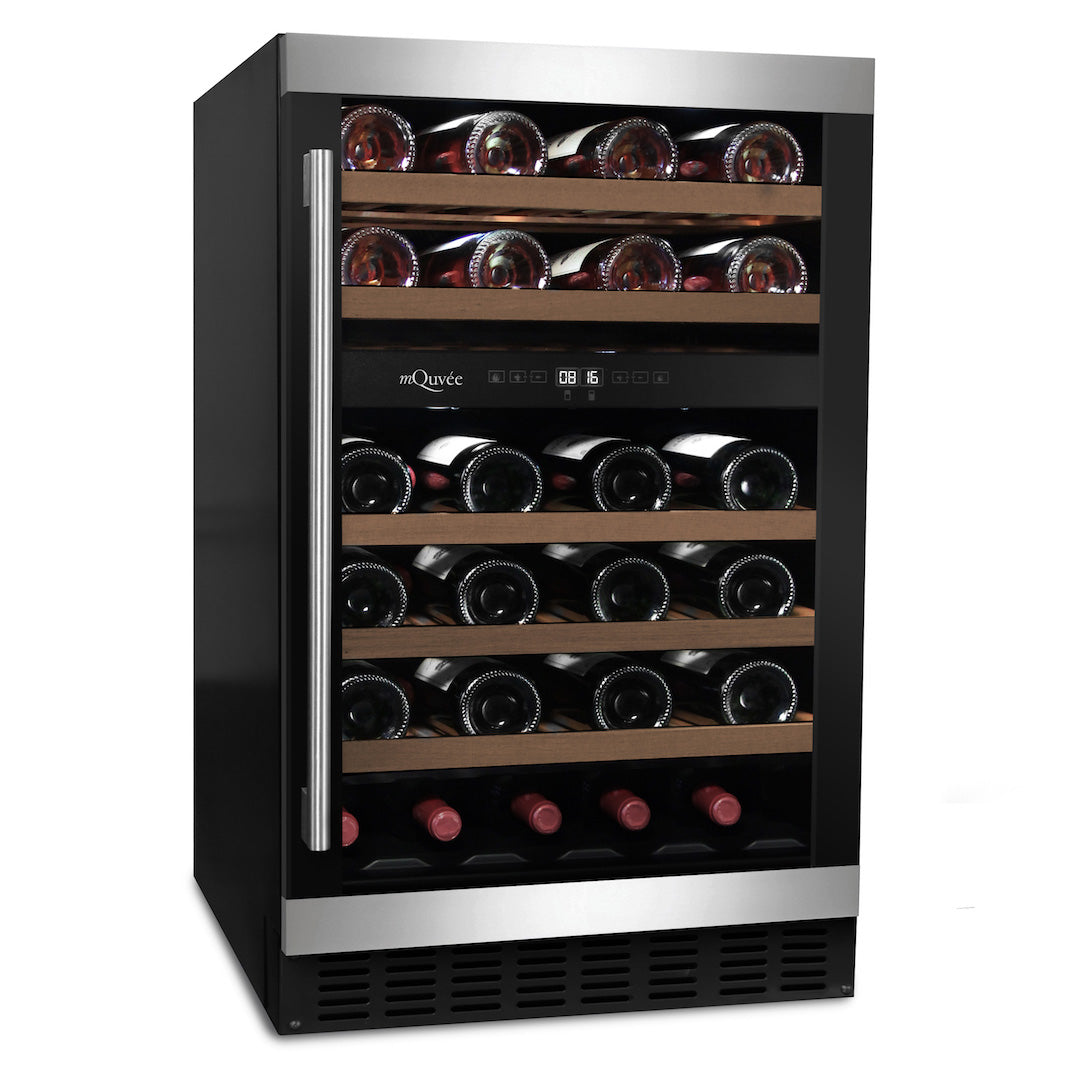 Vinoteca 38 botellas mQuvée WineCave 700 50D Modern doble zona