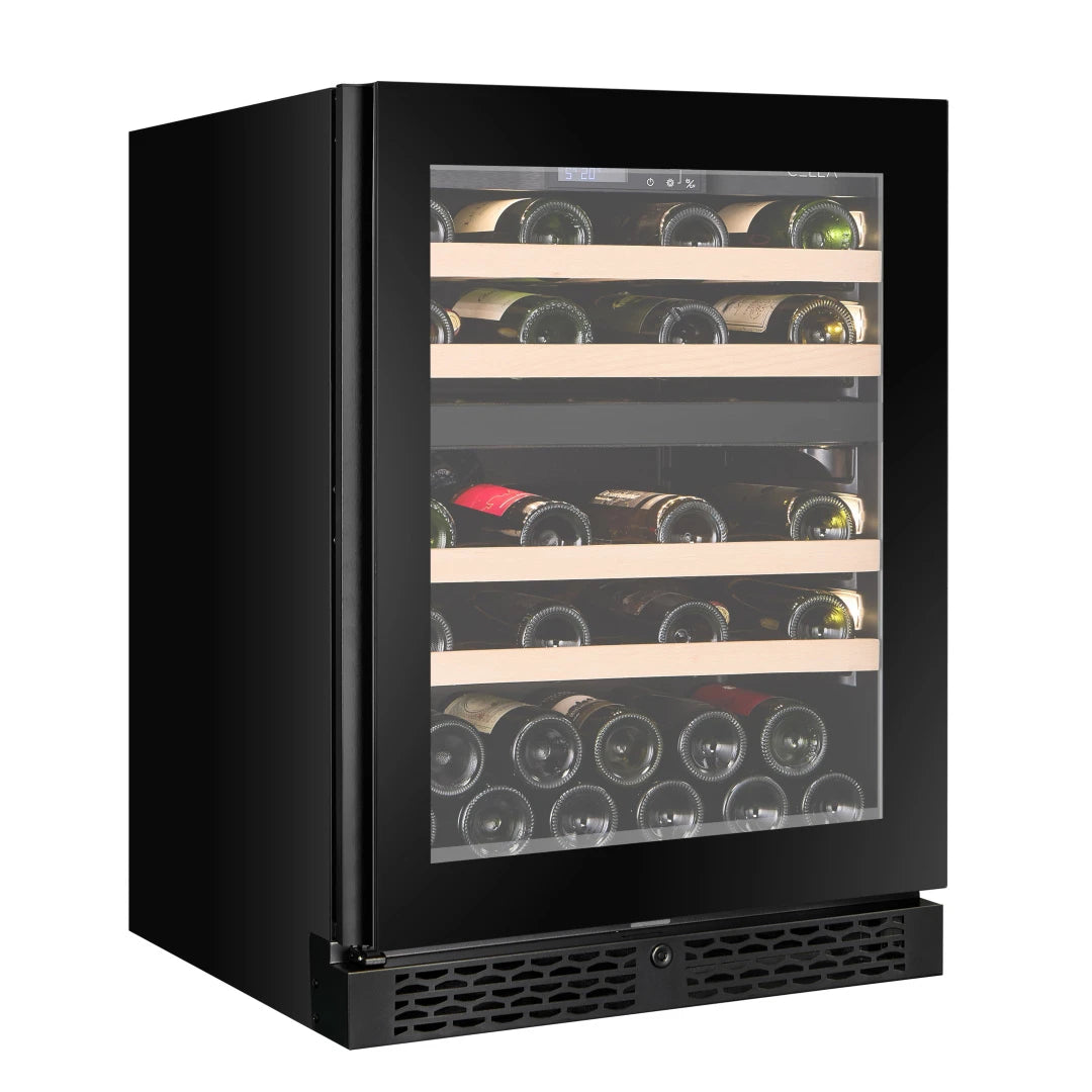 Wine Cooler 39 bottles CELLA W39D Black Dual-zone