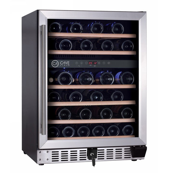Vinoteca 46 botellas Cavevinum CV-462T Inox doble zona