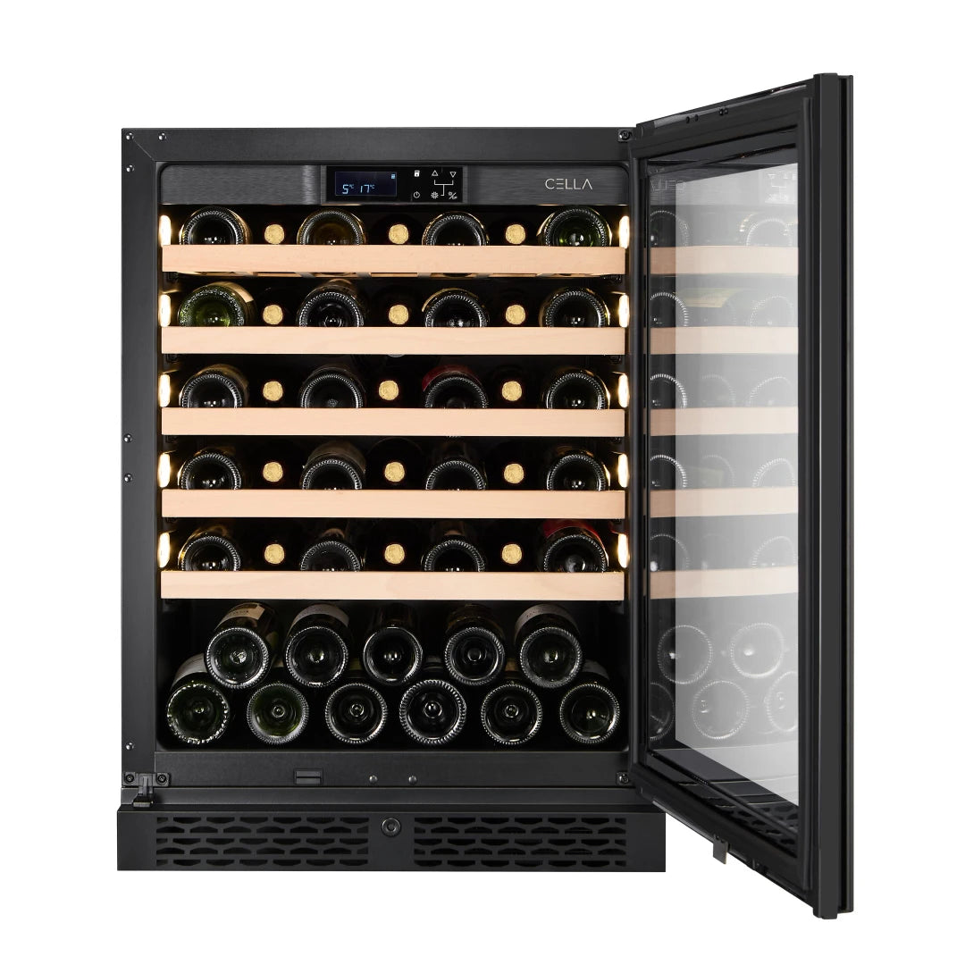 Vinoteca 46 botellas CELLA W46S Black