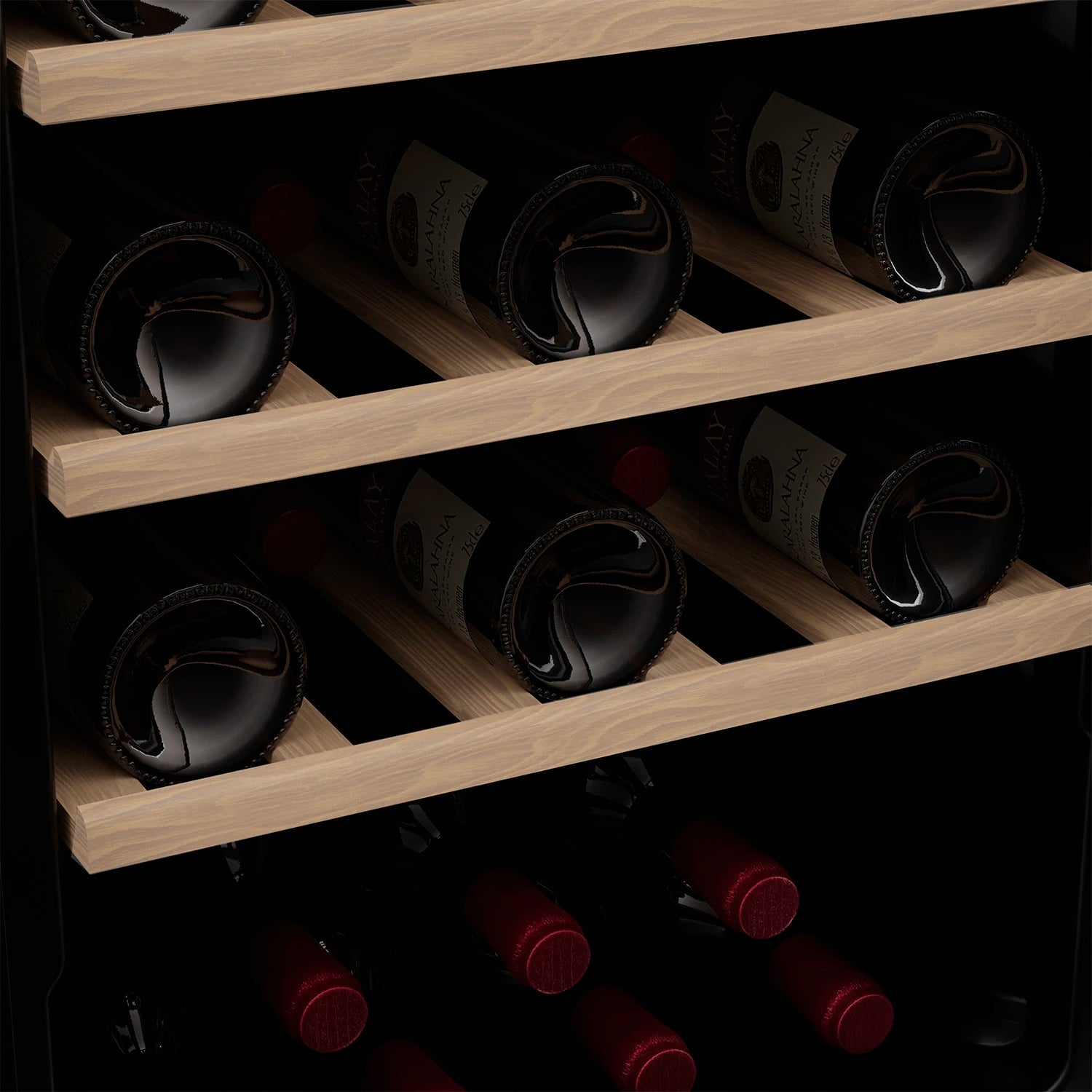 Wine Cooler 48 bottles Les Petits Champs CAVCB48 Black