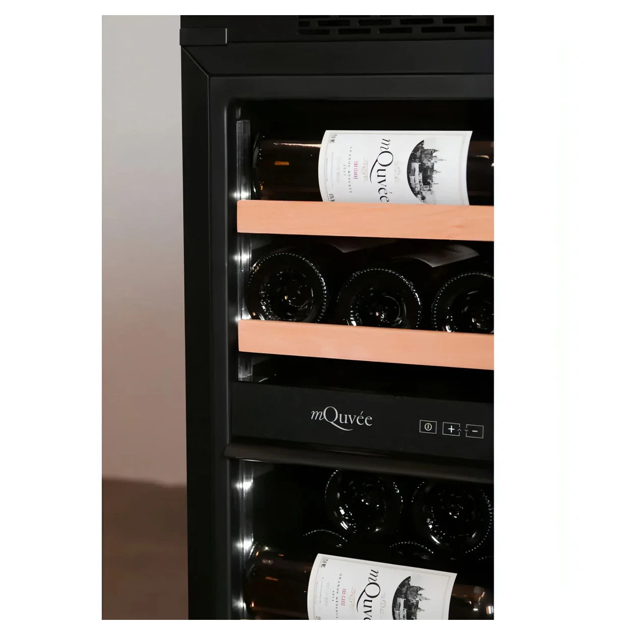 Wine Cooler 49 bottles mQuvée WineKeeper 49D Stainless Dual-zone